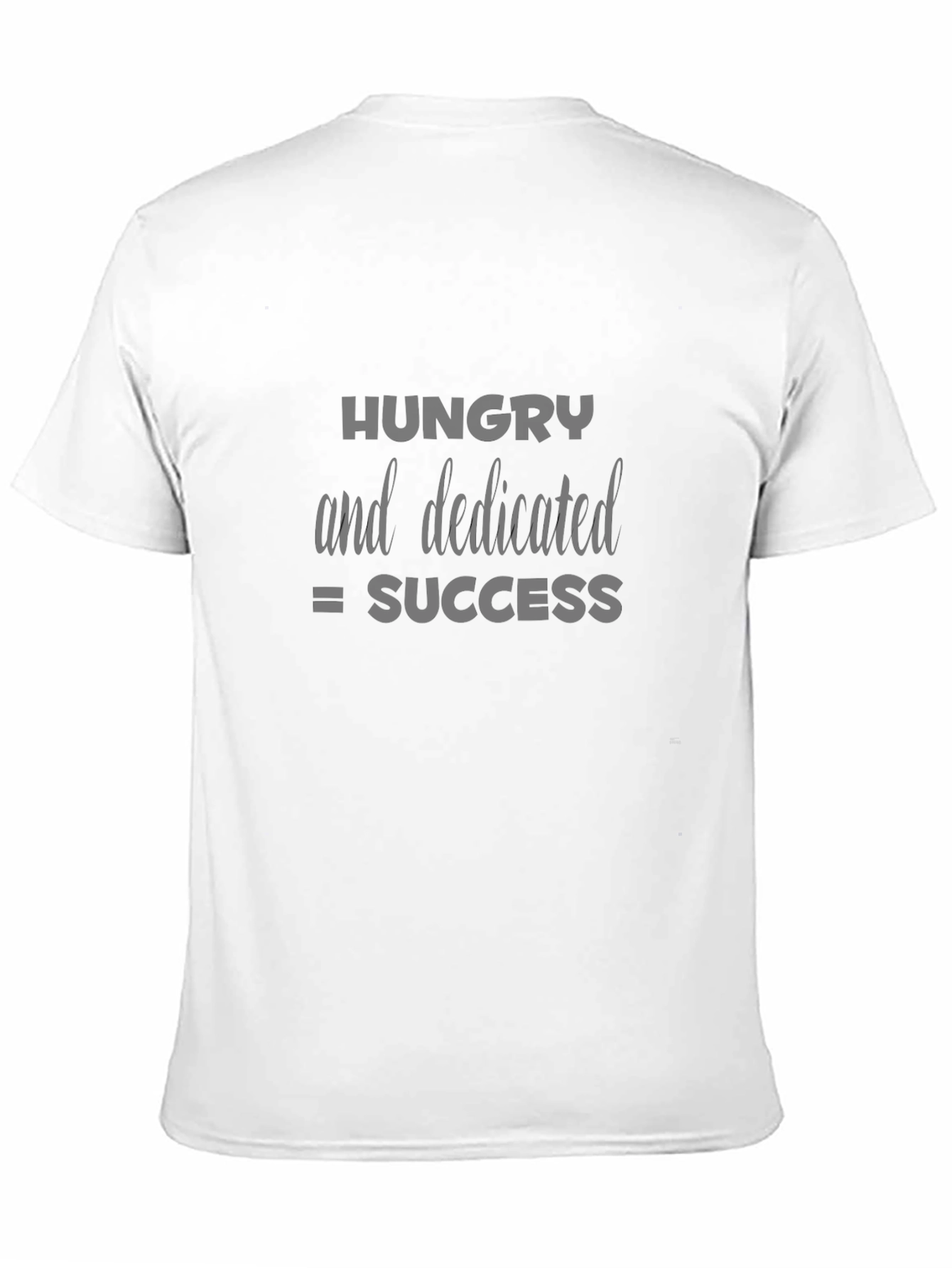 Hungry & Dedicated Mens Black T-Shirt