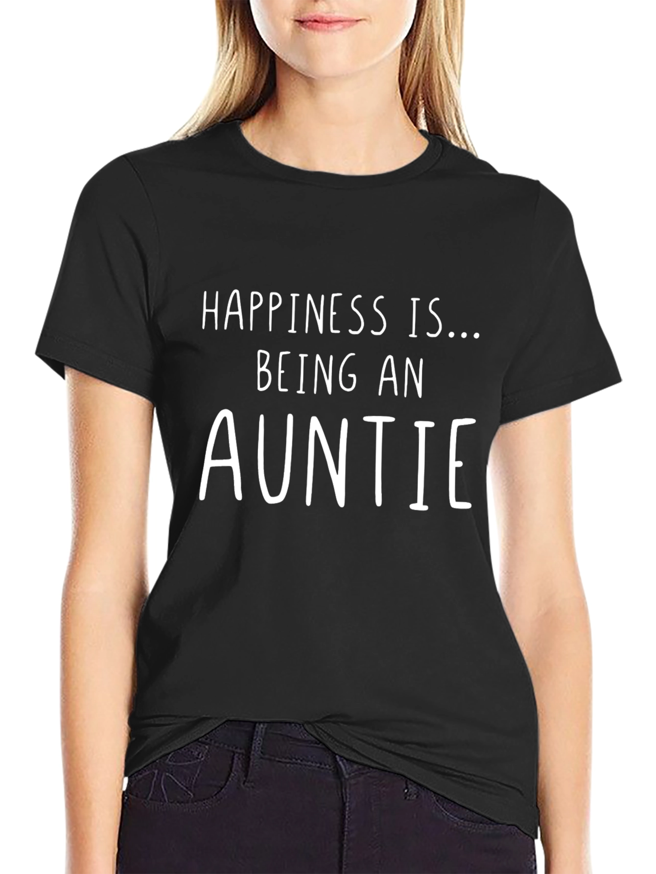 Happiness Is... Being An Auntie - Novelty T-Shirt
