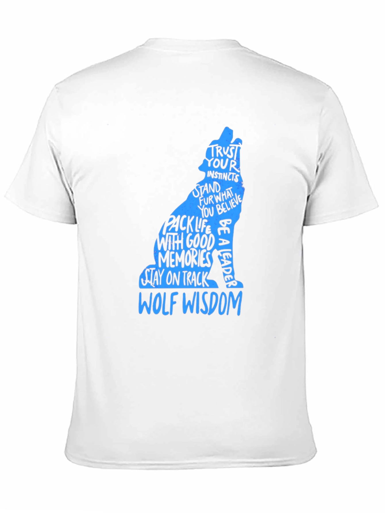 Wolf Wisdom Graphic Print T-Shirt