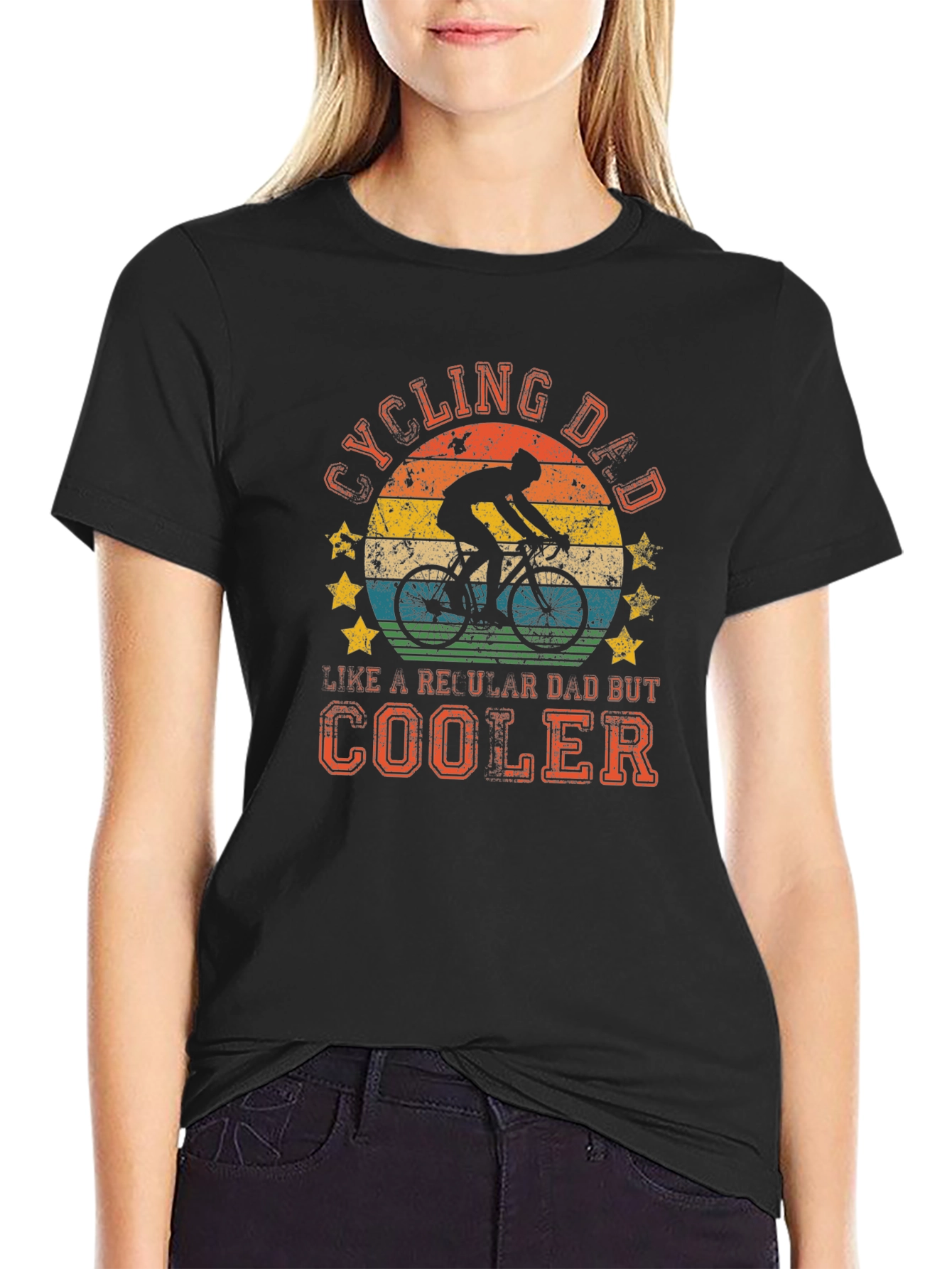 Cycling Dad T-Shirt: Cooler Than a Regular Dad