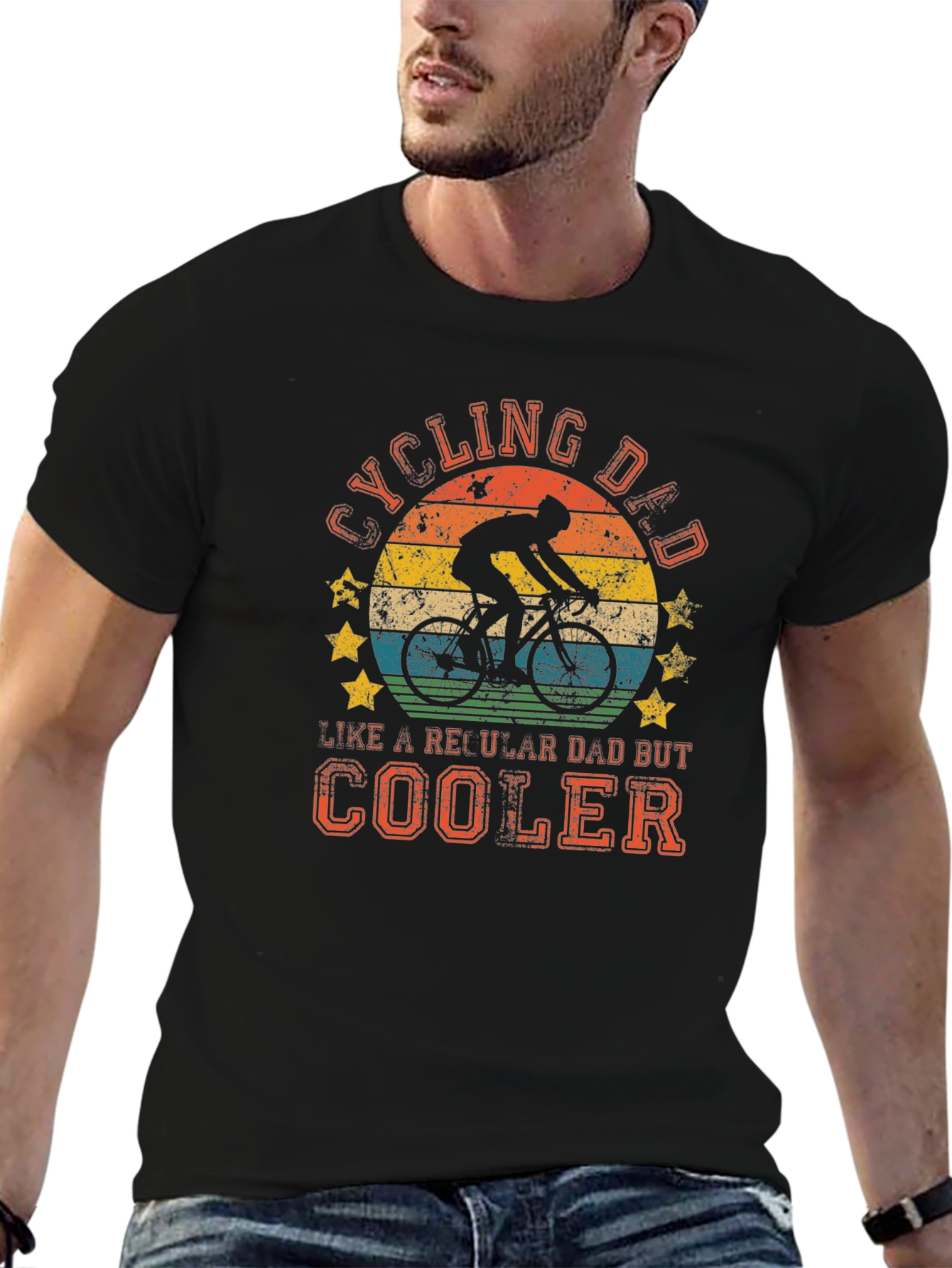 Cycling Dad T-Shirt: Cooler Than a Regular Dad
