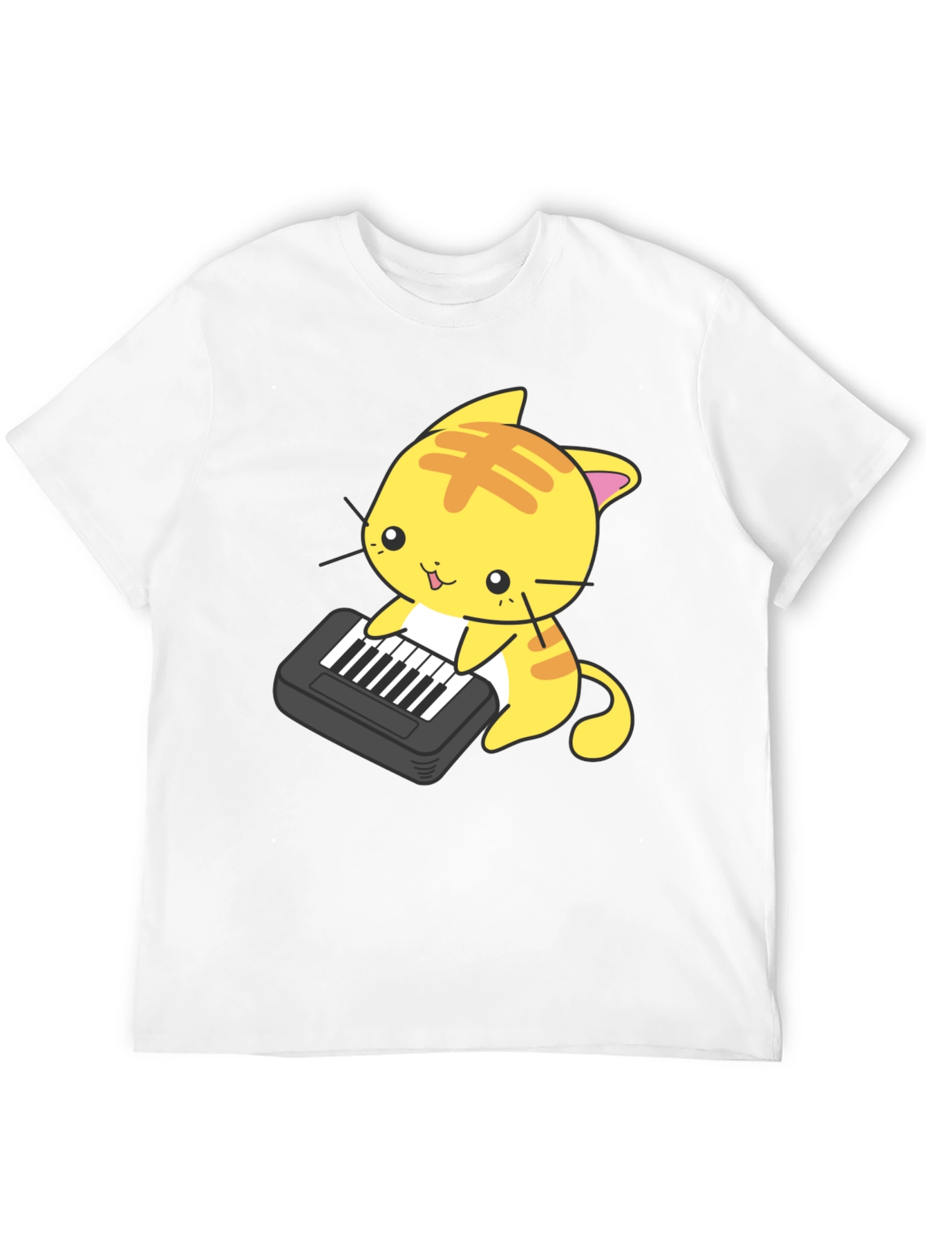 Cute Cat Keyboard T-Shirt