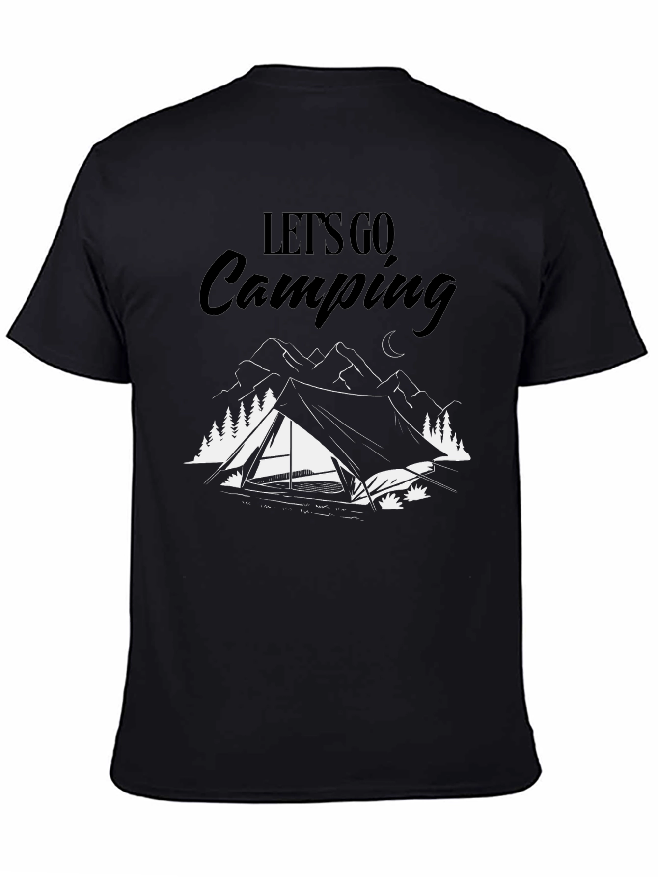 Lets Go Camping Graphic T-Shirt