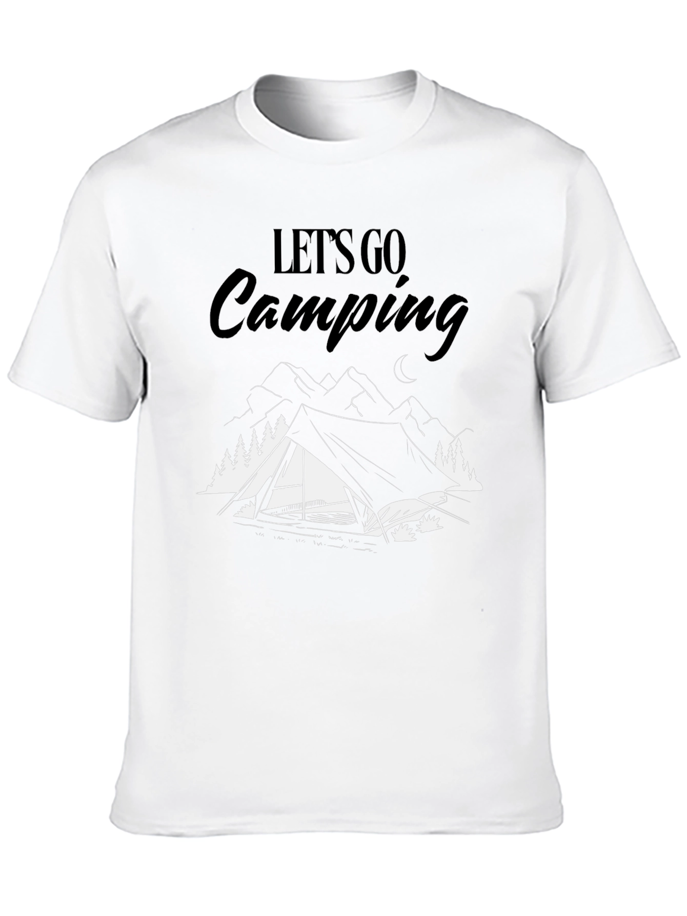 Lets Go Camping Graphic T-Shirt