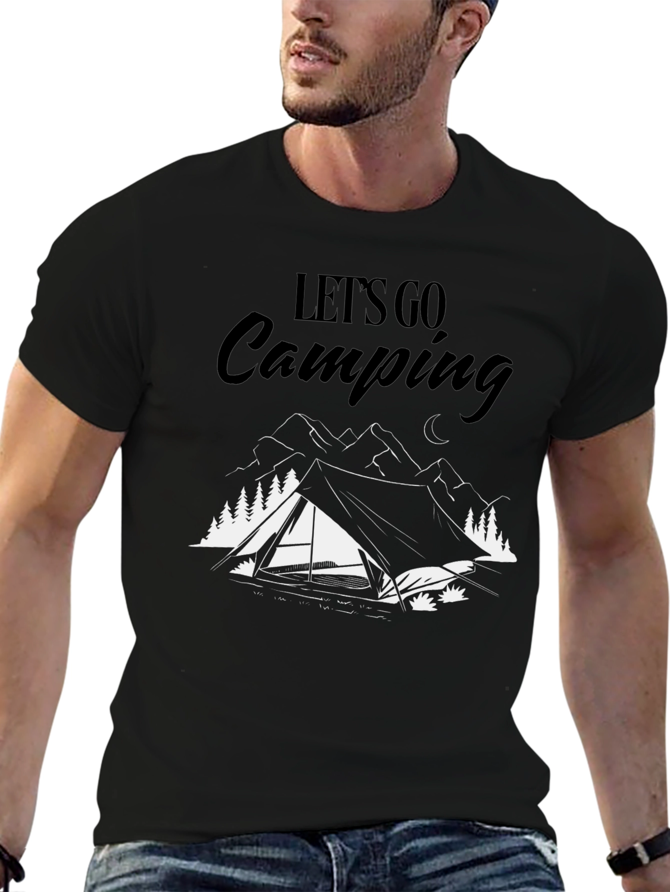 Lets Go Camping Graphic T-Shirt