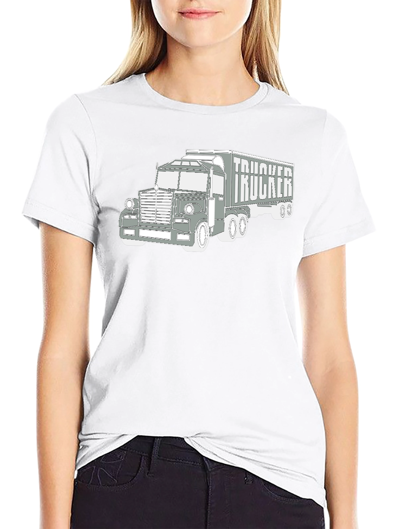 Trucker T-Shirt - Classic Truck Design