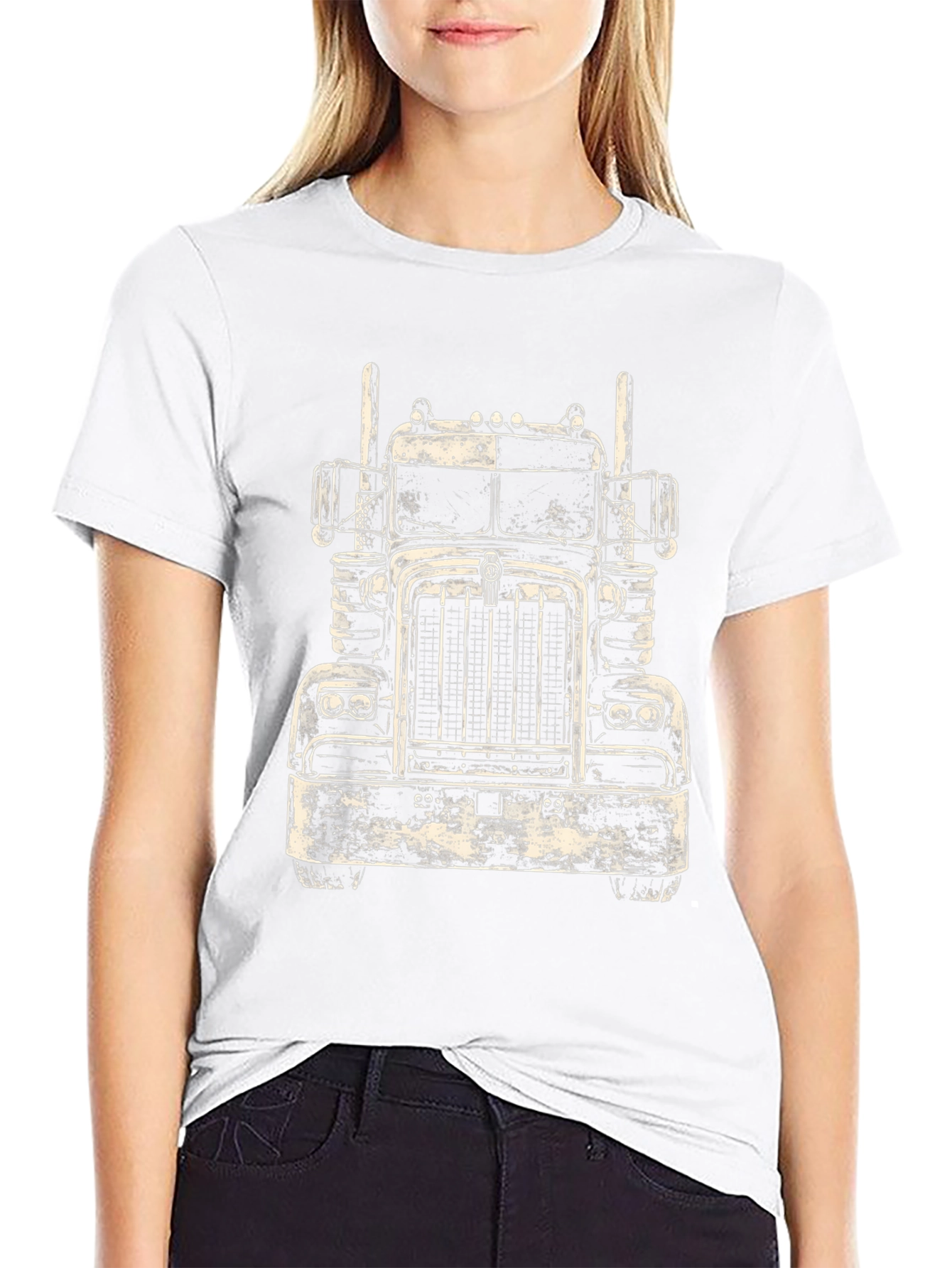 Truck Graphic Tee - Classic Big Rig Design