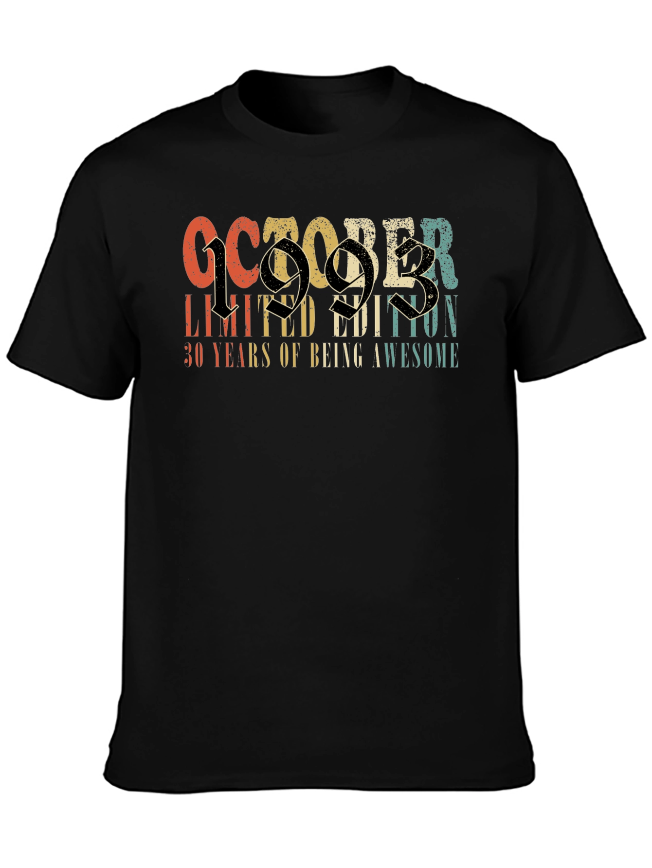 October 1993 Limited Edition 30th Birthday T-Shirt