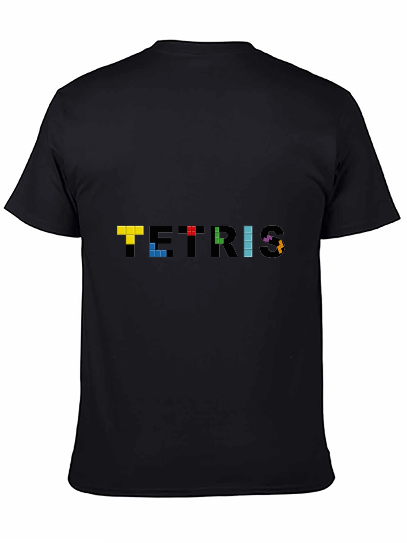 Tetris Pixel Art T-Shirt - Classic Gaming Tee
