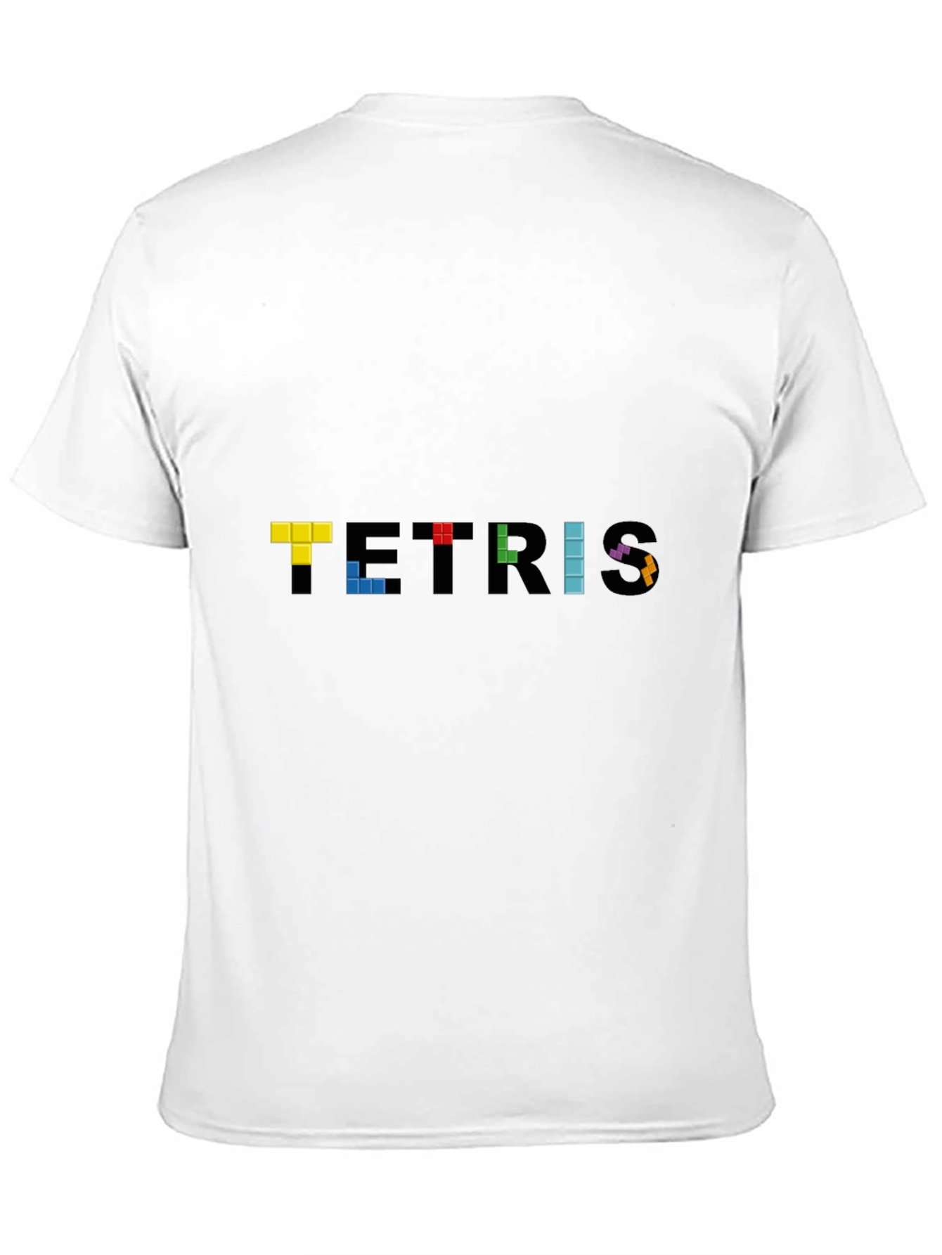 Tetris Pixel Art T-Shirt - Classic Gaming Tee