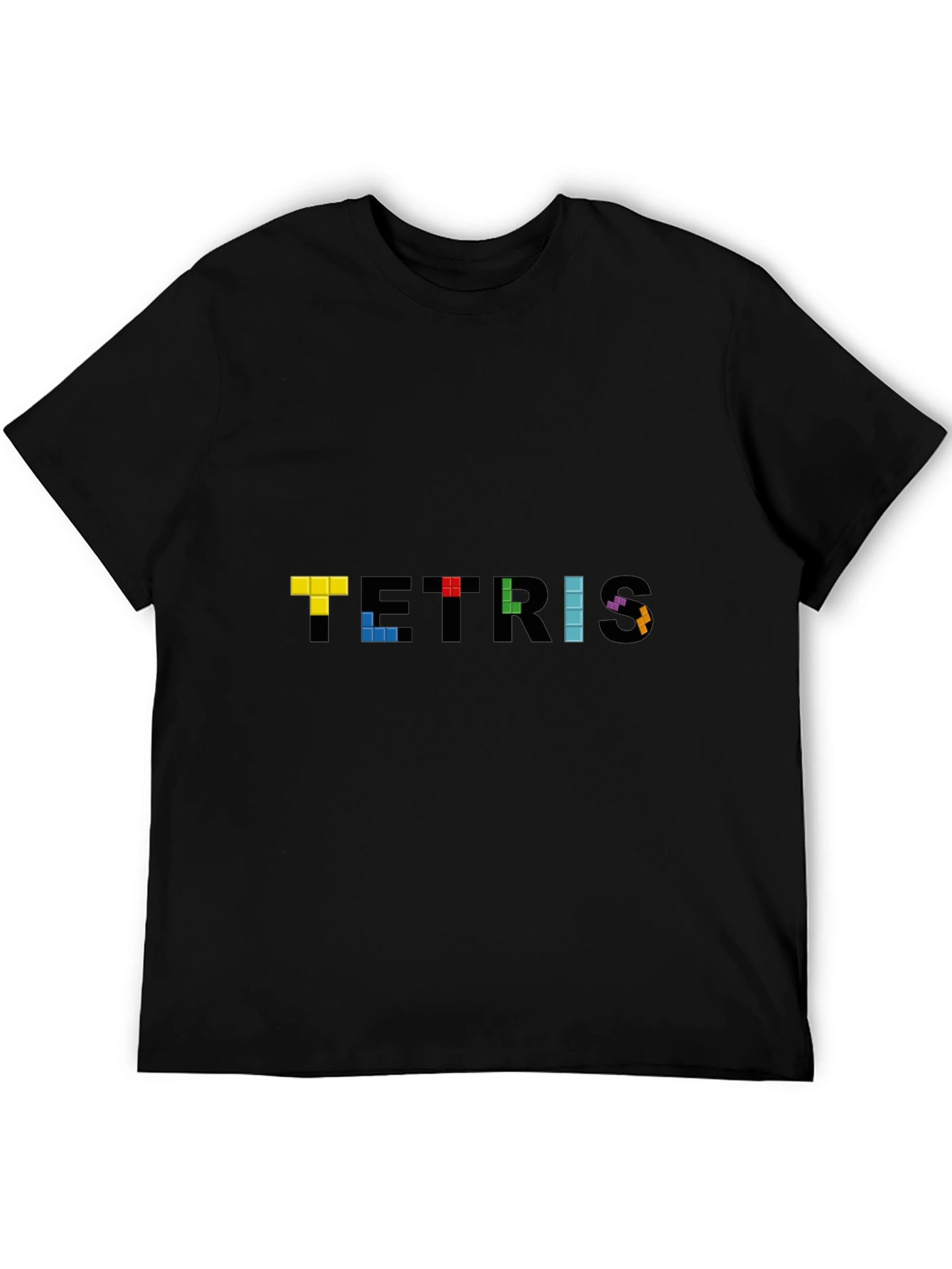 Tetris Pixel Art T-Shirt - Classic Gaming Tee
