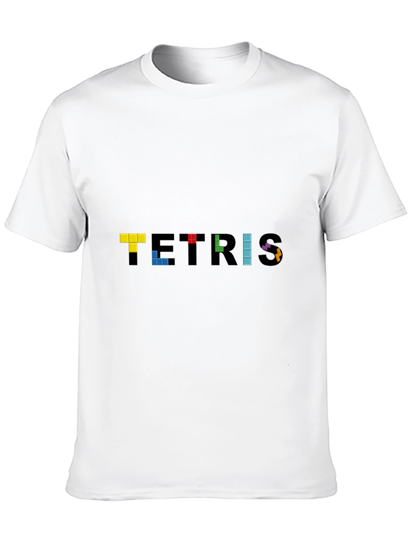 Tetris Pixel Art T-Shirt - Classic Gaming Tee
