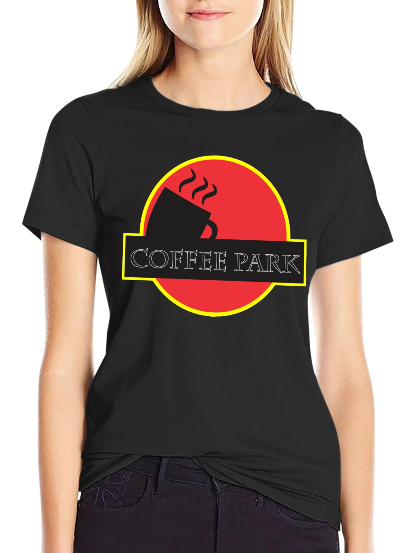 Coffee Park T-Shirt - Jurassic Parody