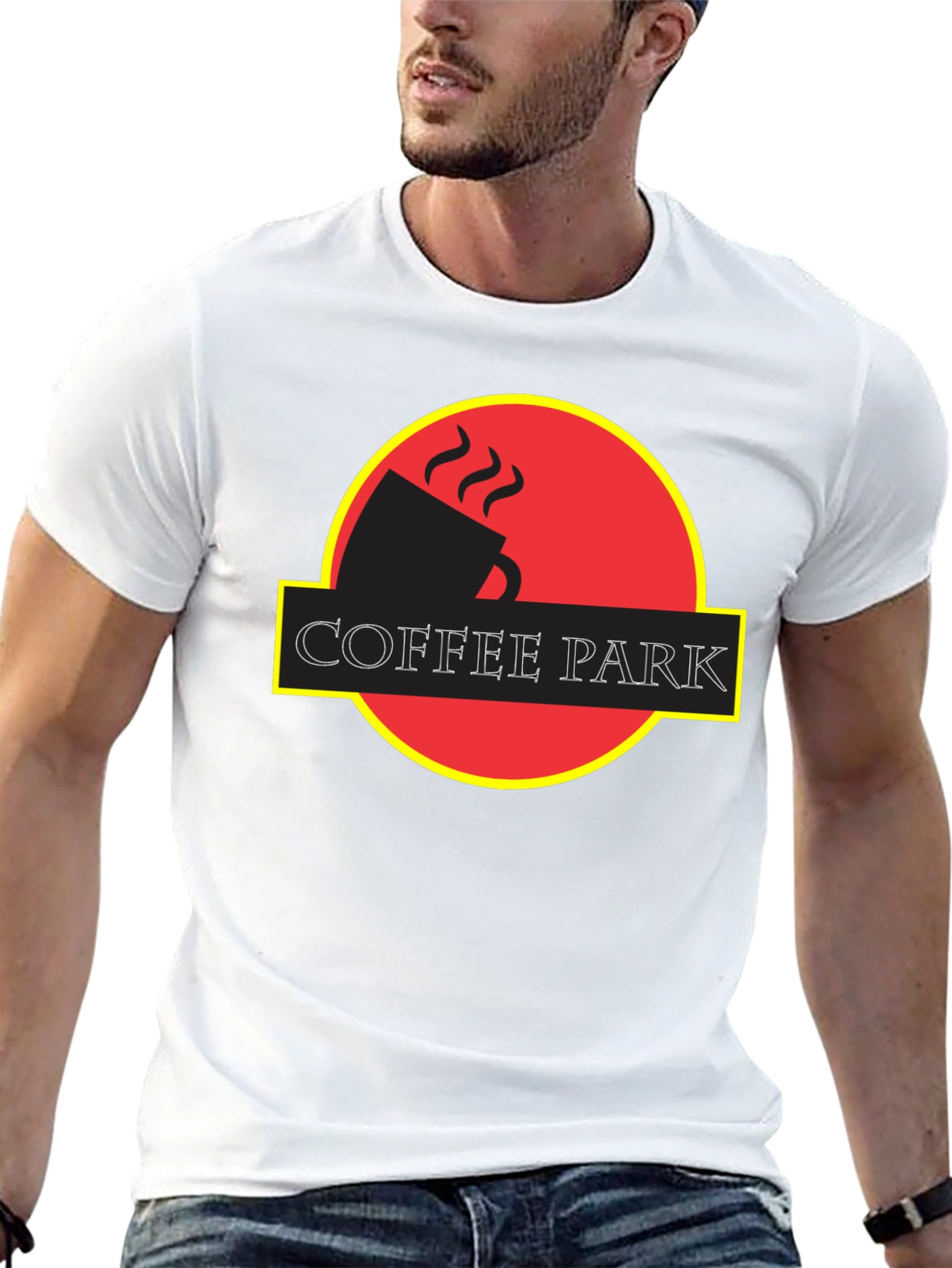 Coffee Park T-Shirt - Jurassic Parody