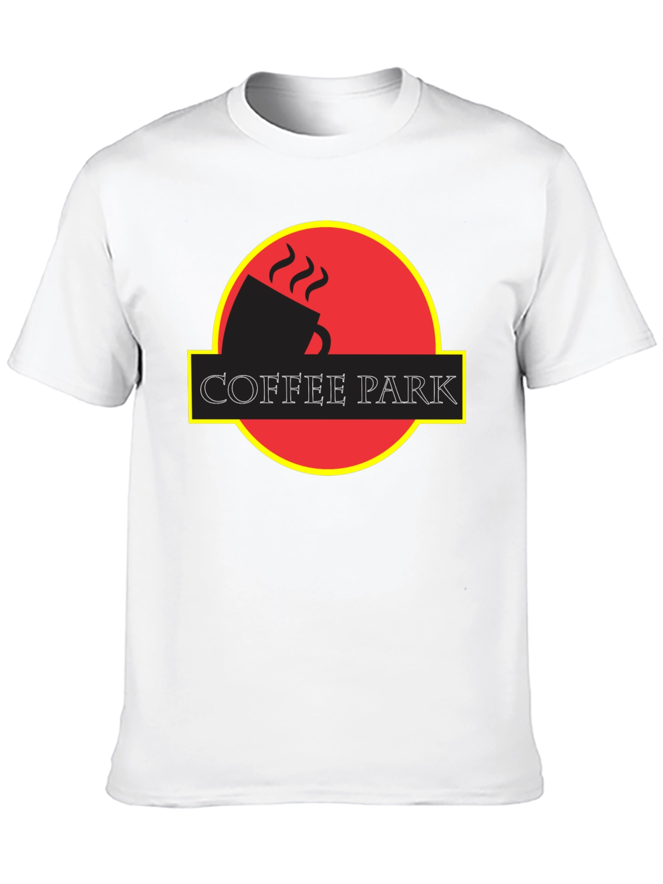 Coffee Park T-Shirt - Jurassic Parody