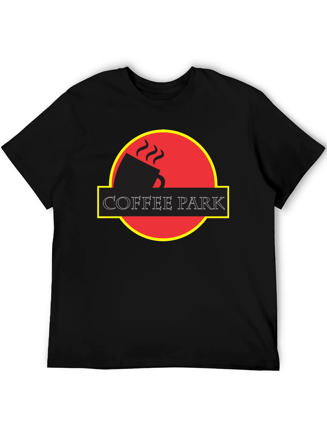 Coffee Park T-Shirt - Jurassic Parody