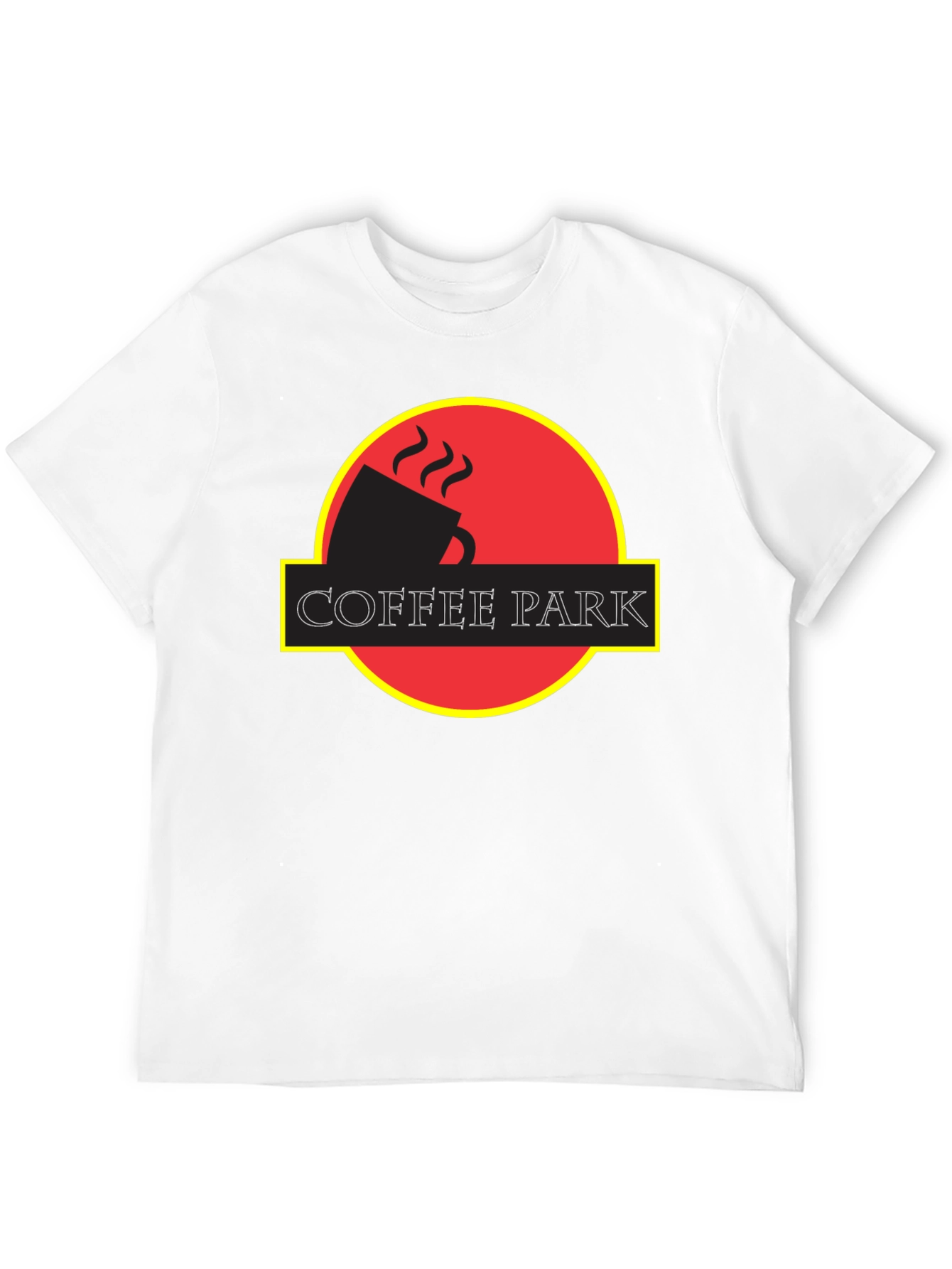 Coffee Park T-Shirt - Jurassic Parody