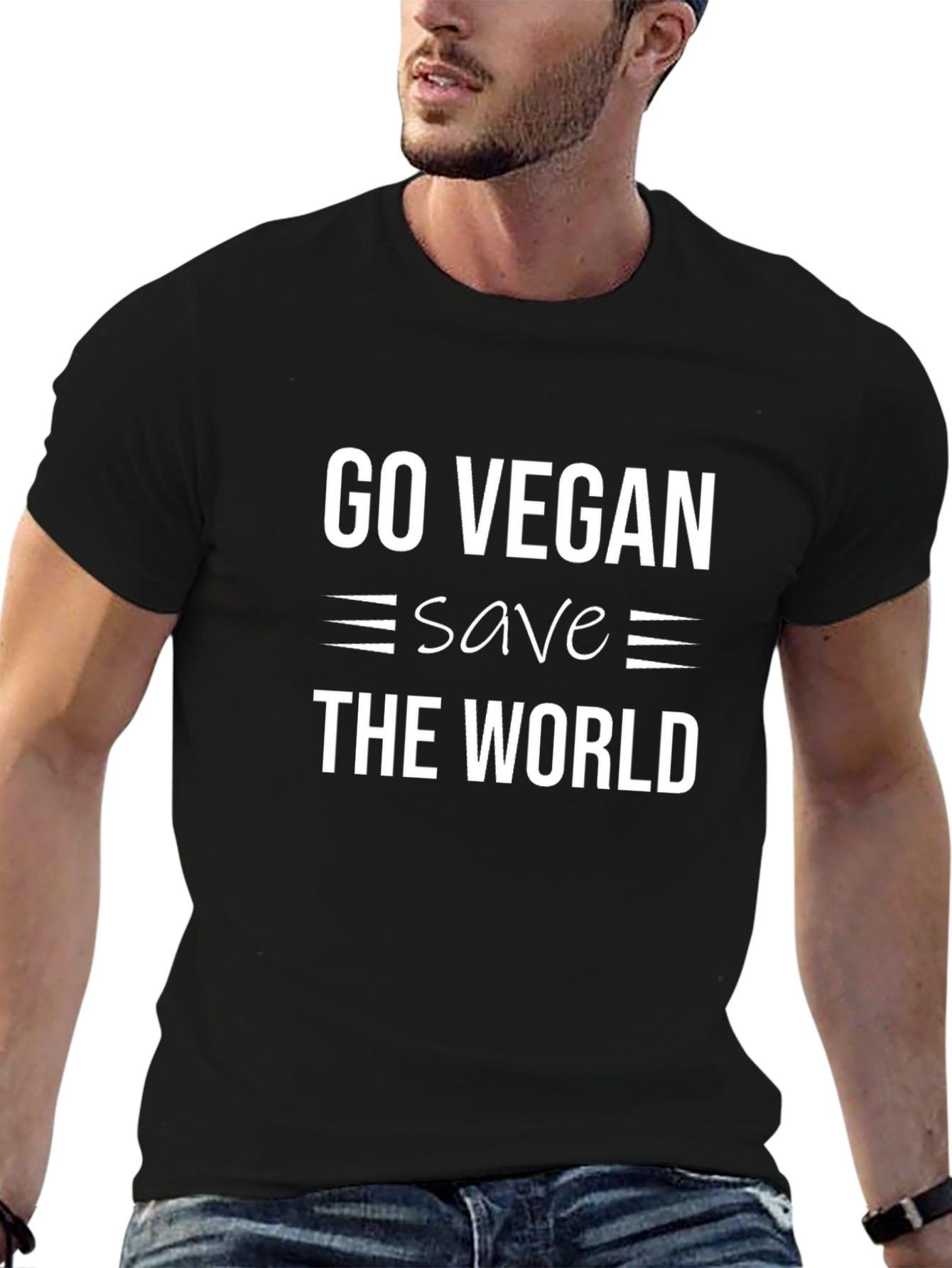 Go Vegan Save The World T-Shirt