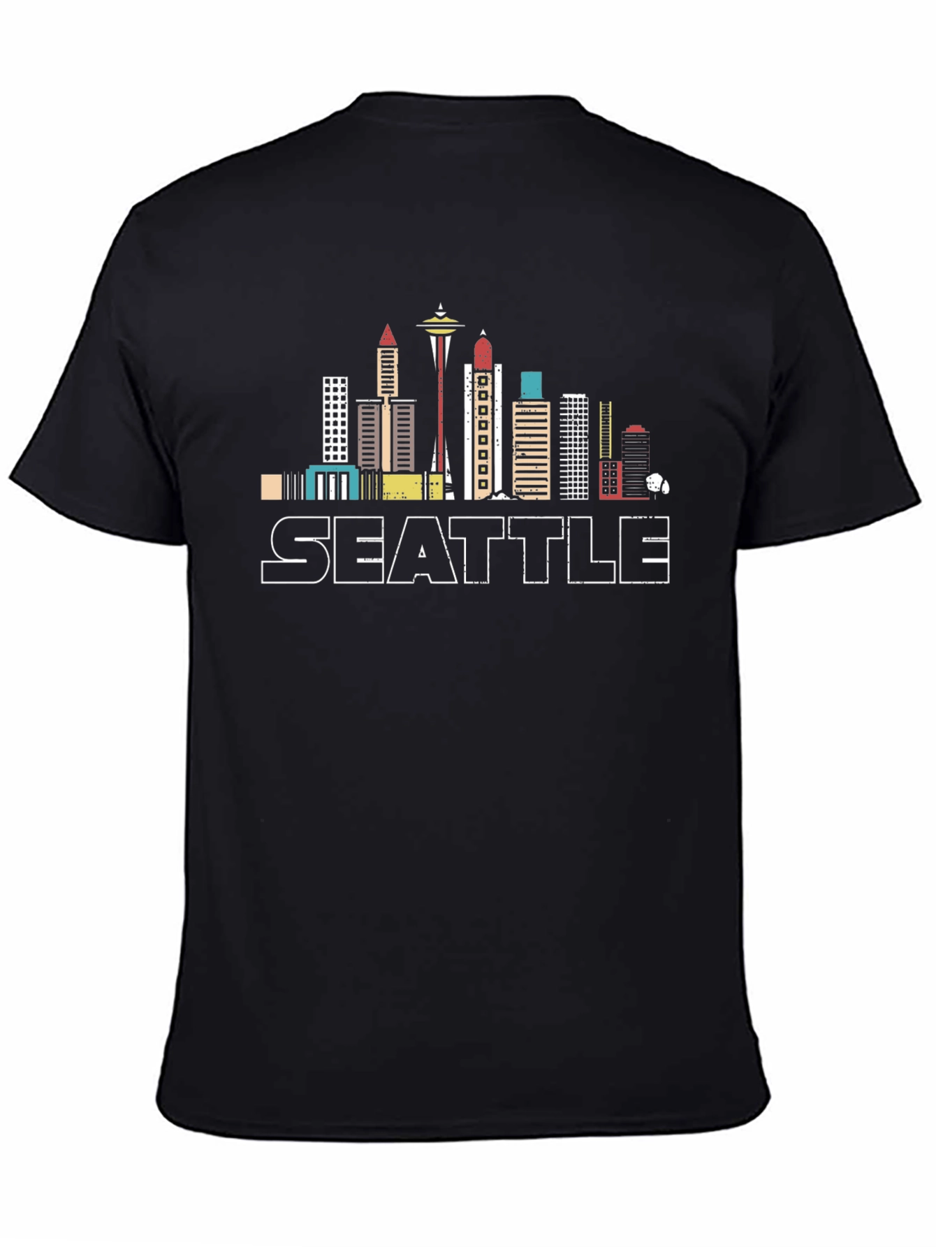 Seattle Skyline T-Shirt - Cityscape Tee
