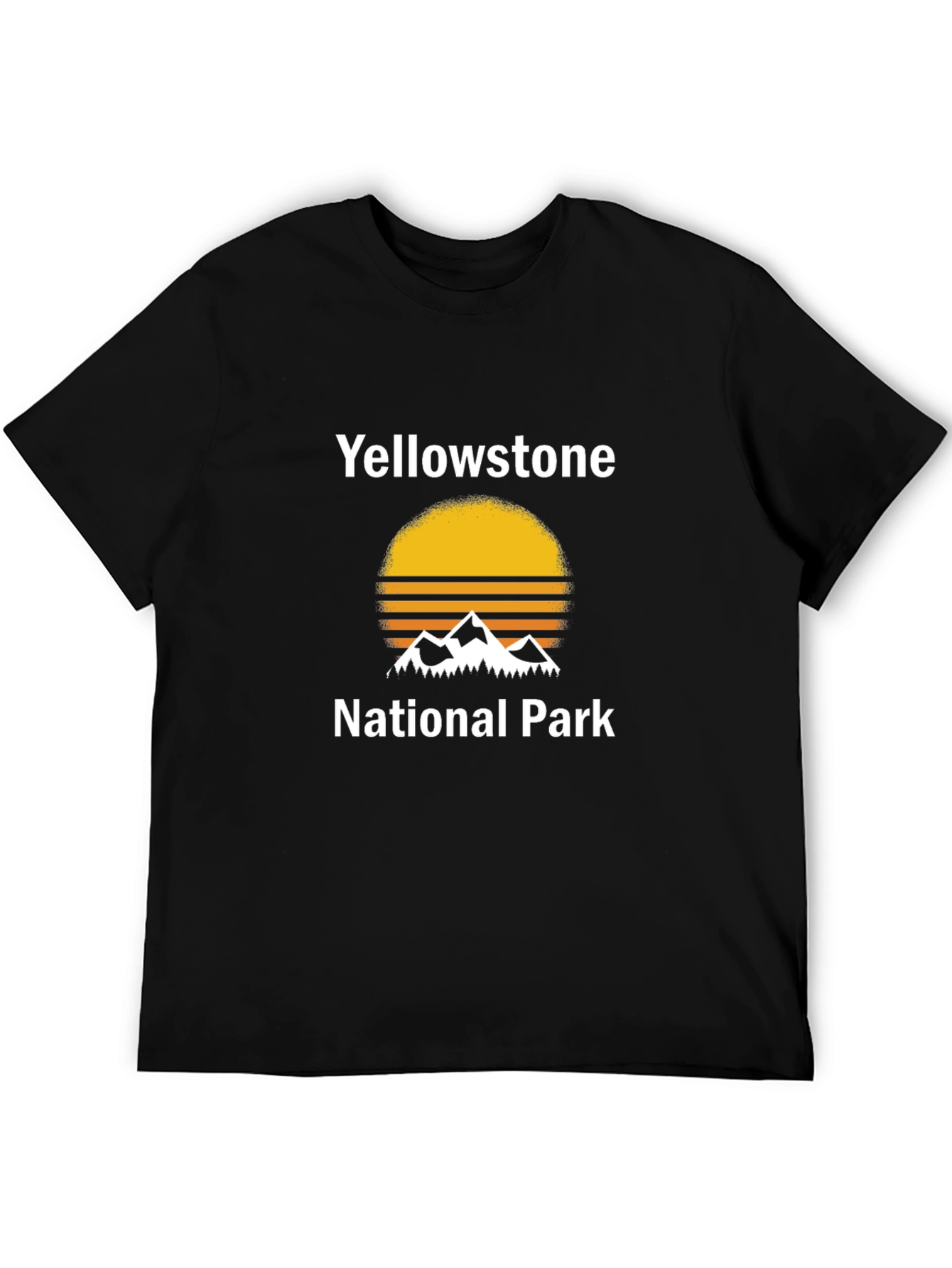 Yellowstone National Park Graphic Tee - Black