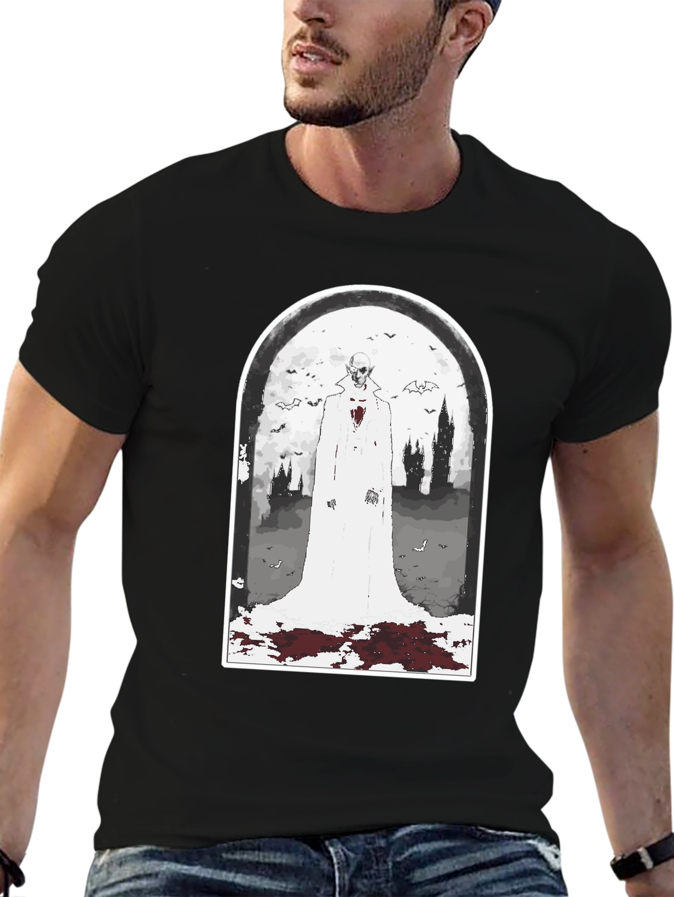 Spooky Undead Vampire T-Shirt