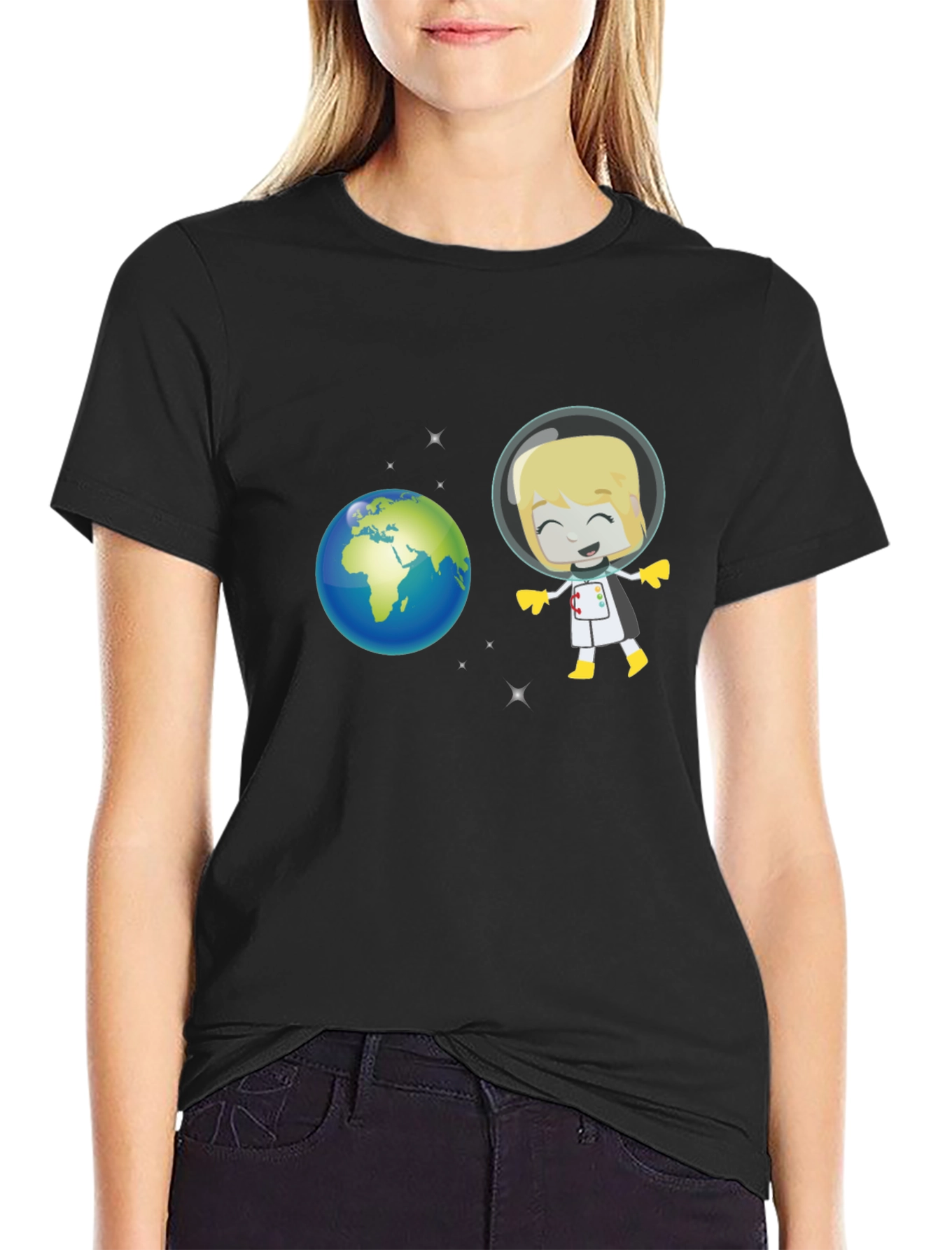 Astronaut & Earth Graphic Tee