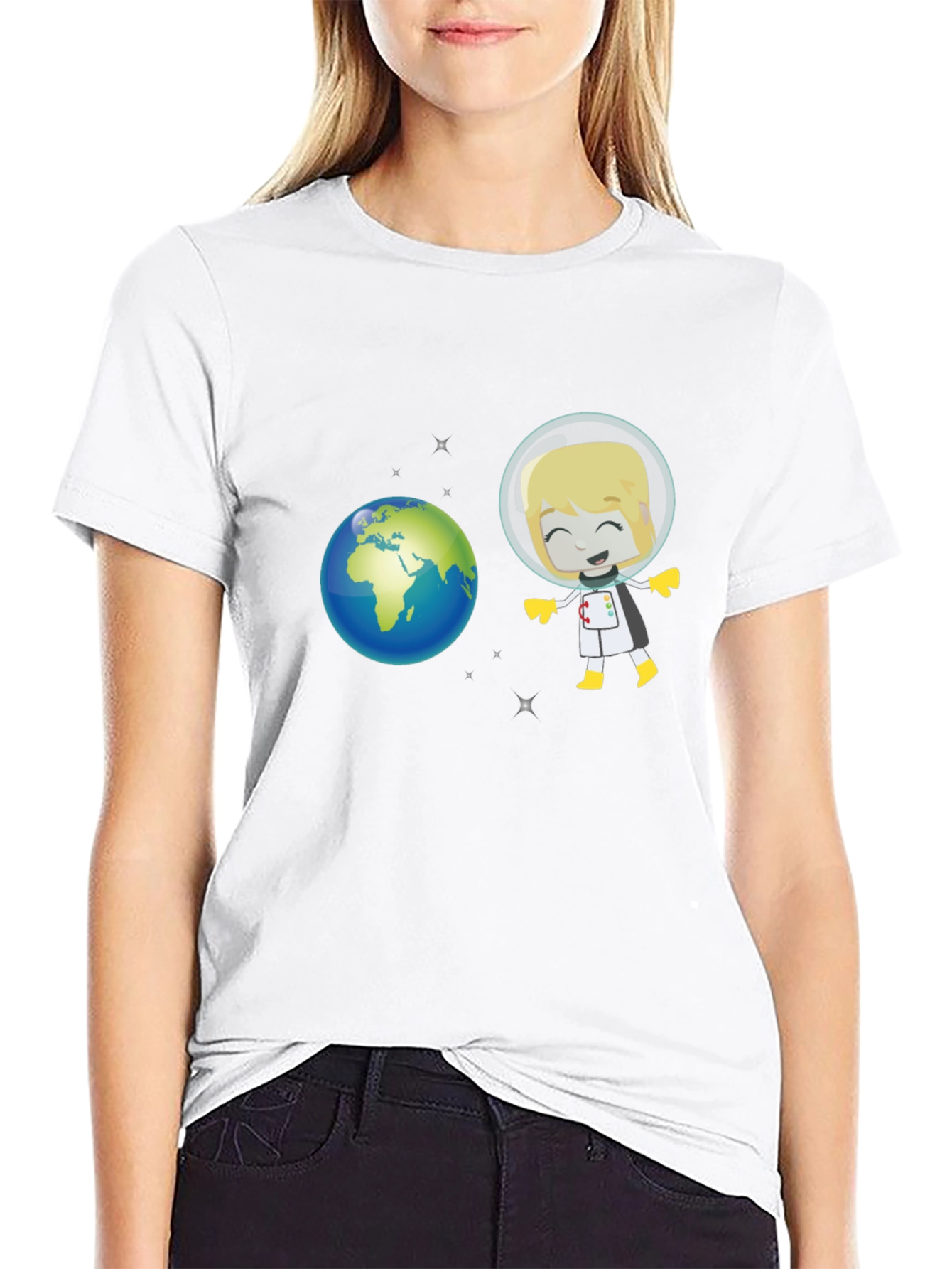 Astronaut & Earth Graphic Tee