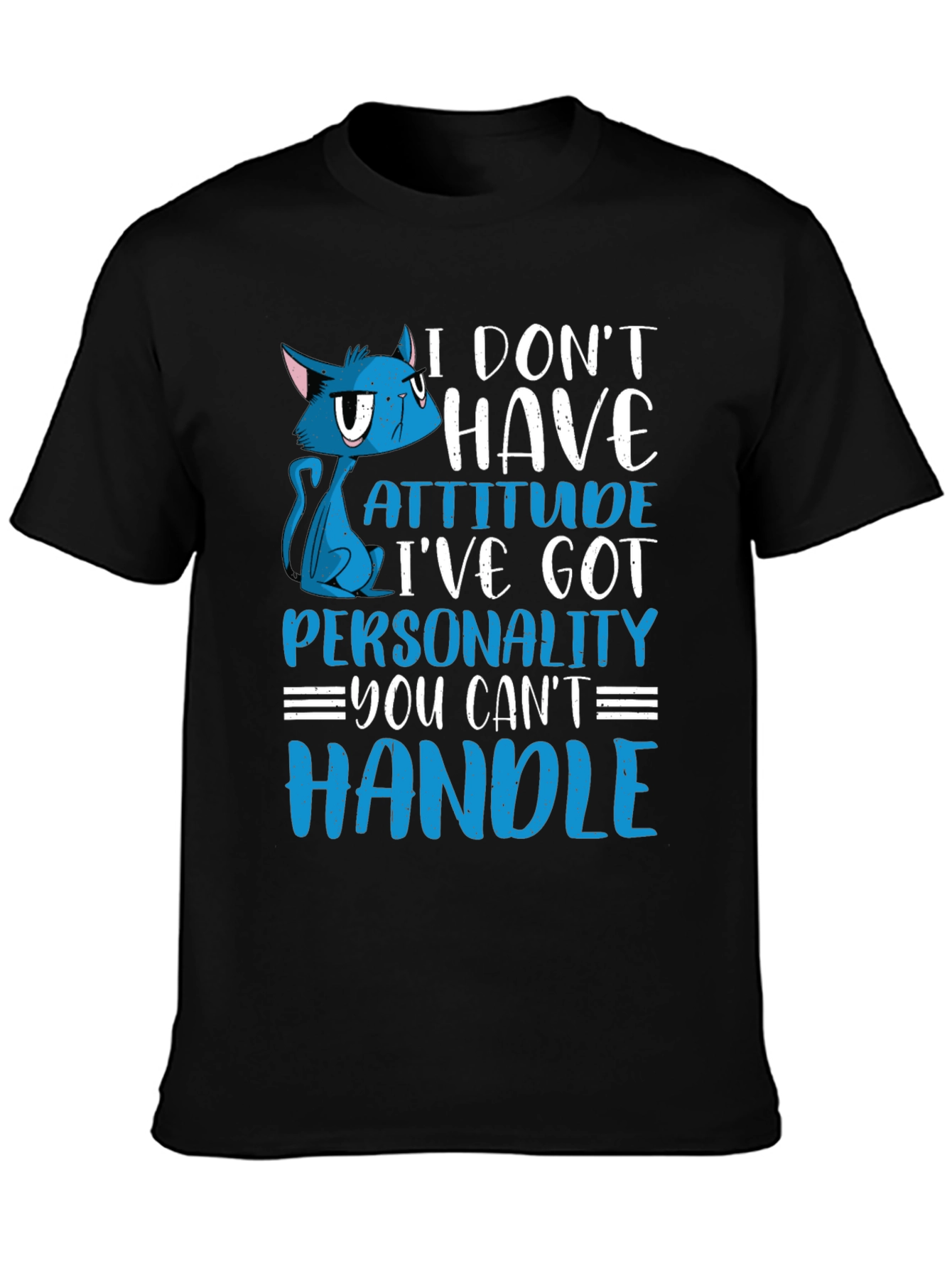 Attitude Cat Graphic Tee