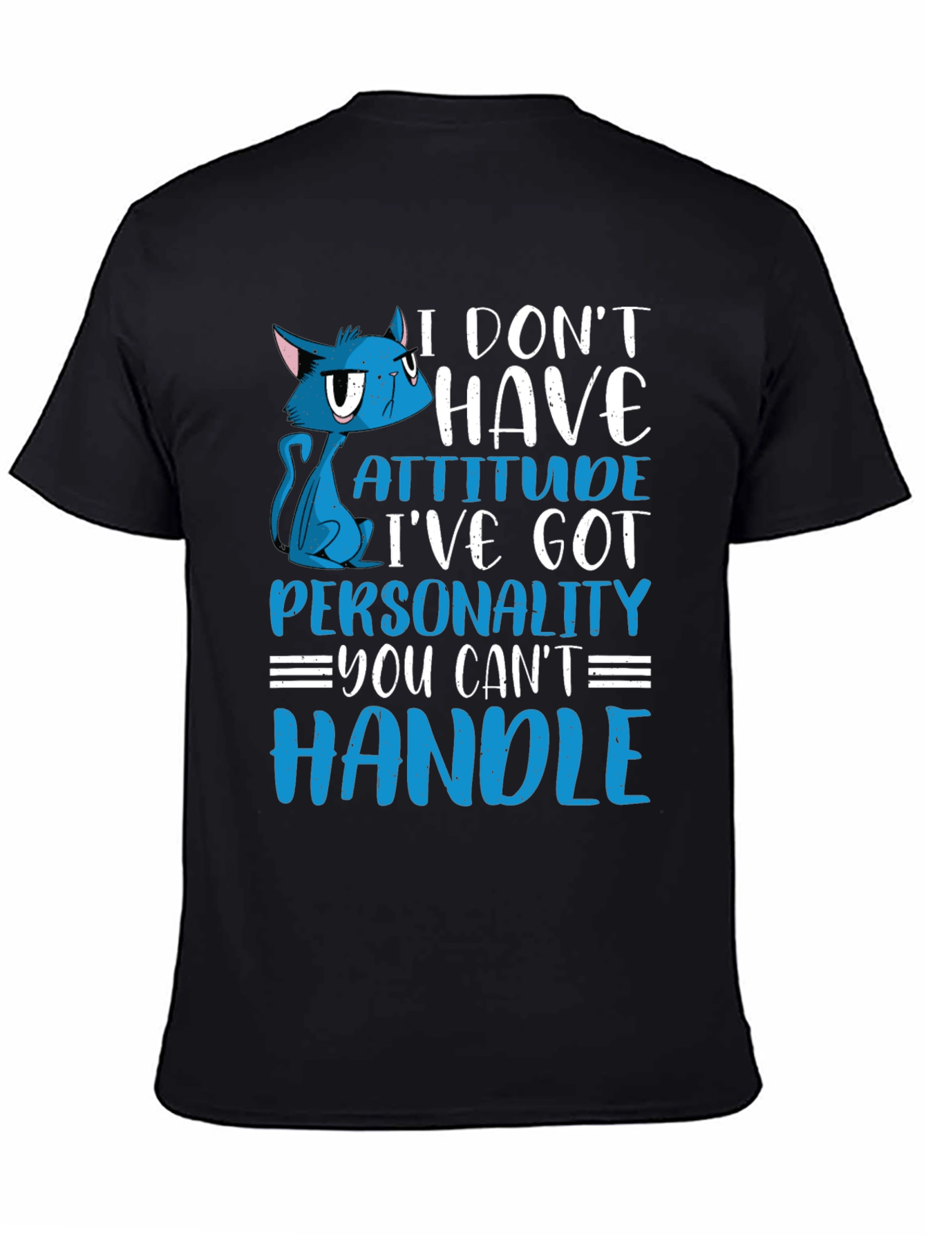 Attitude Cat Graphic Tee