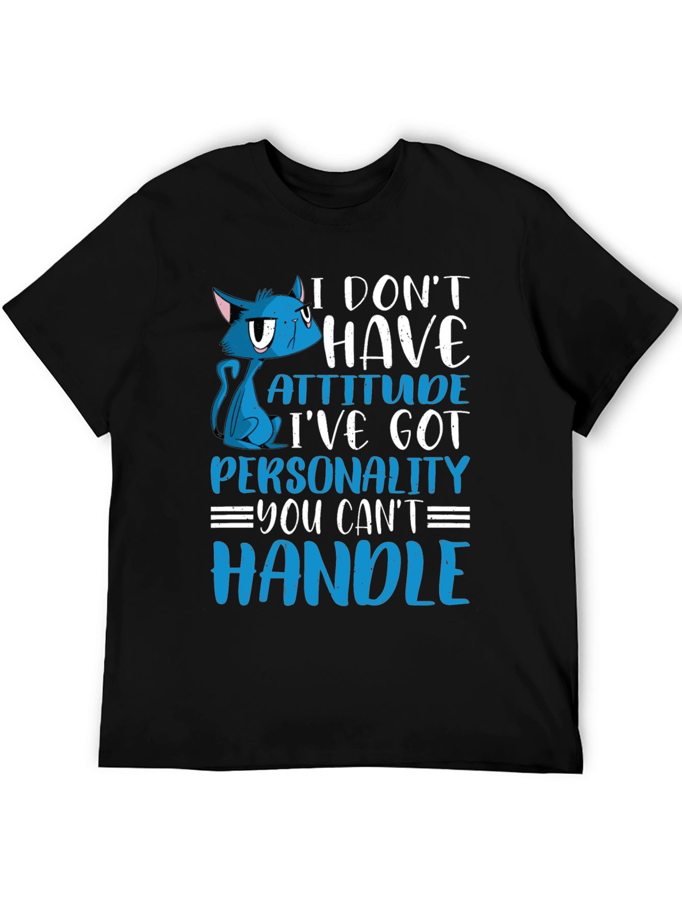 Attitude Cat Graphic Tee