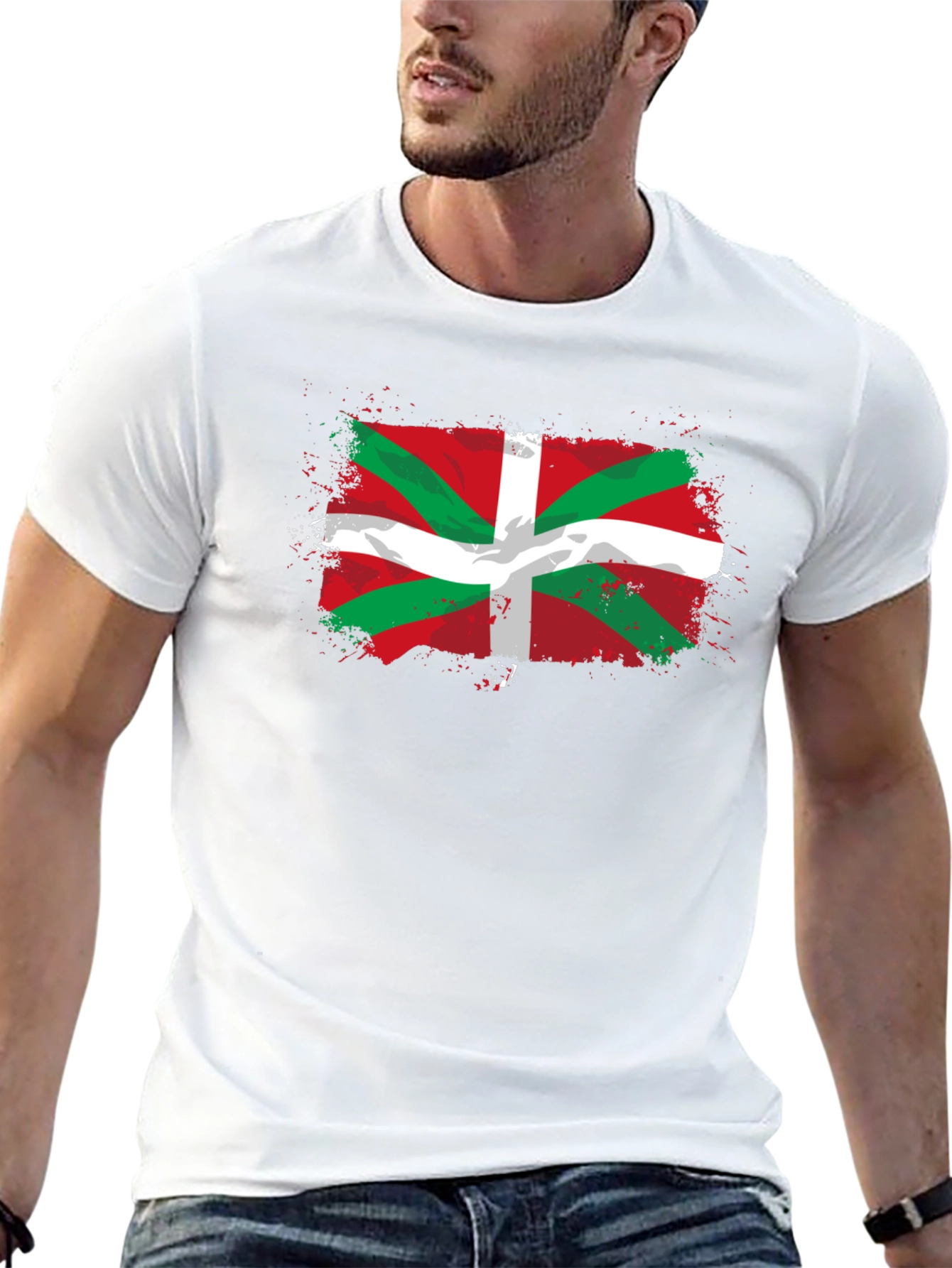 Basque Flag T-Shirt - Euskal Herria Design