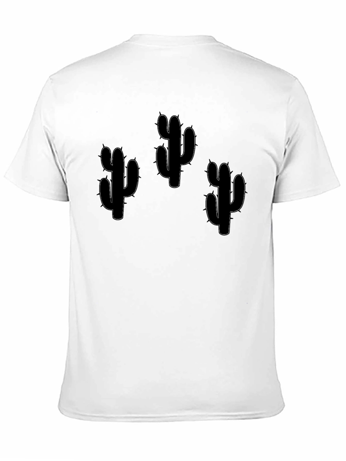 Cactus Graphic T-Shirt - Black Cotton Tee