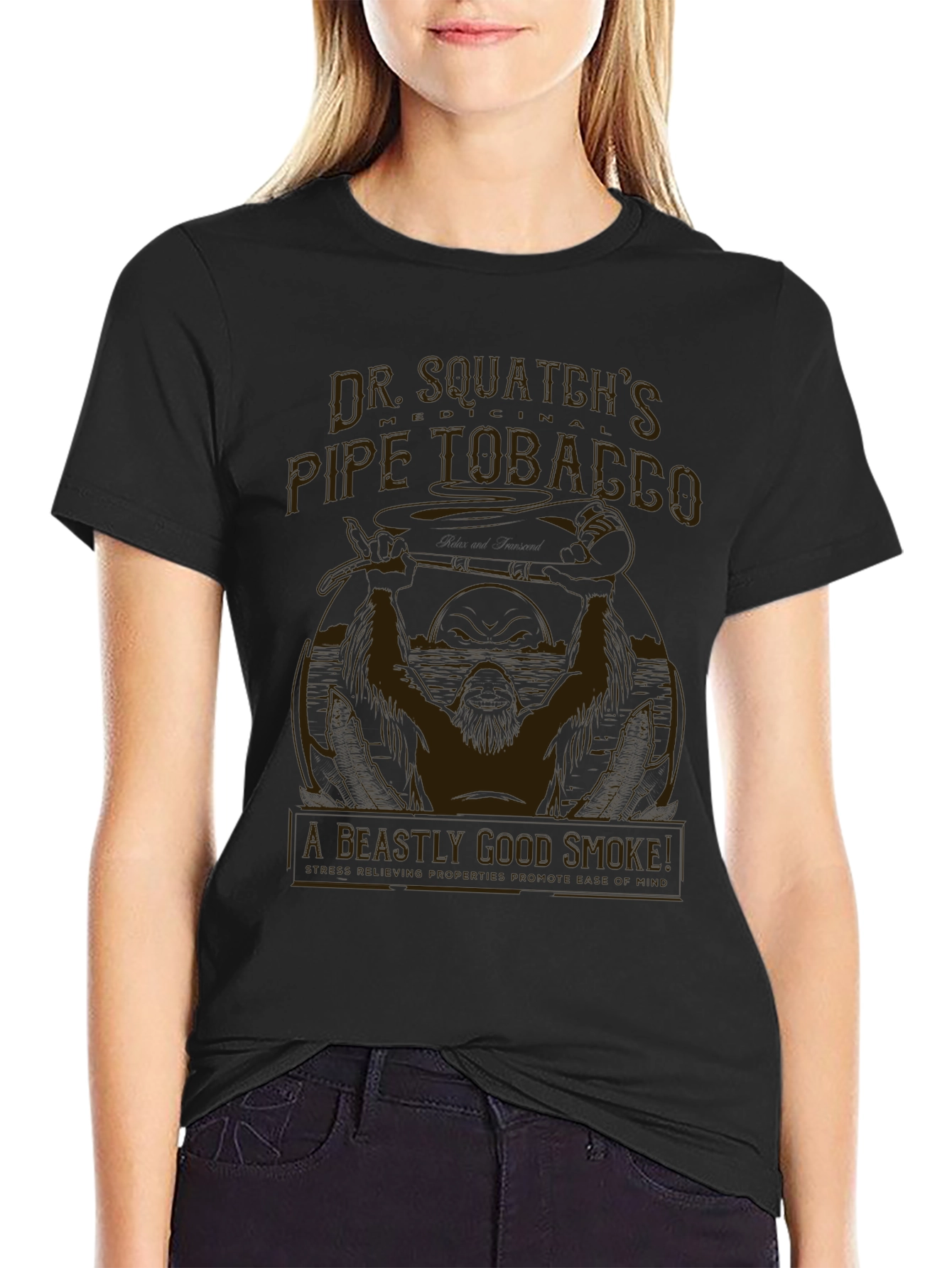 Dr. Squatchs Pipe Tobacco Graphic T-Shirt