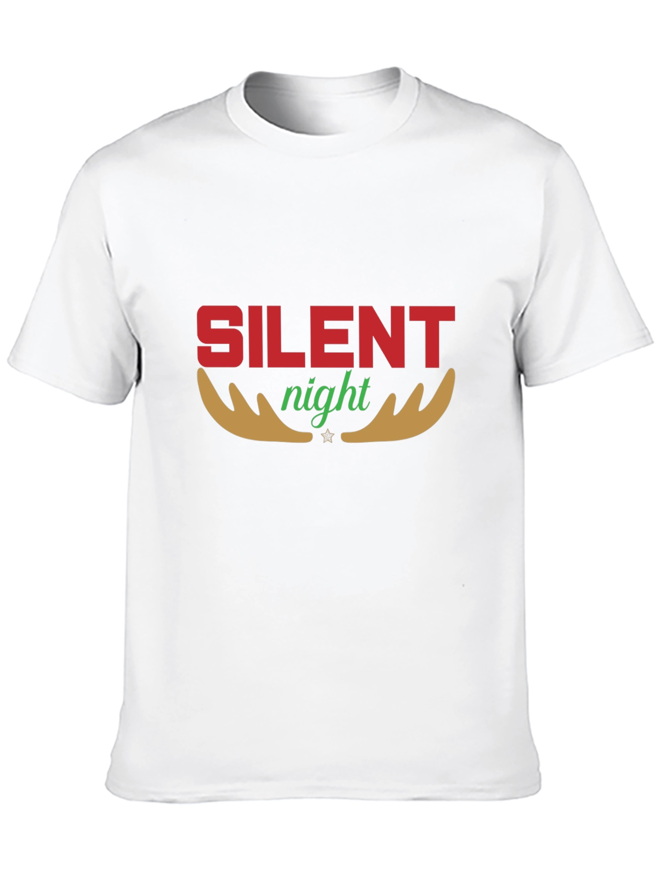 Silent Night Holiday Graphic Tee