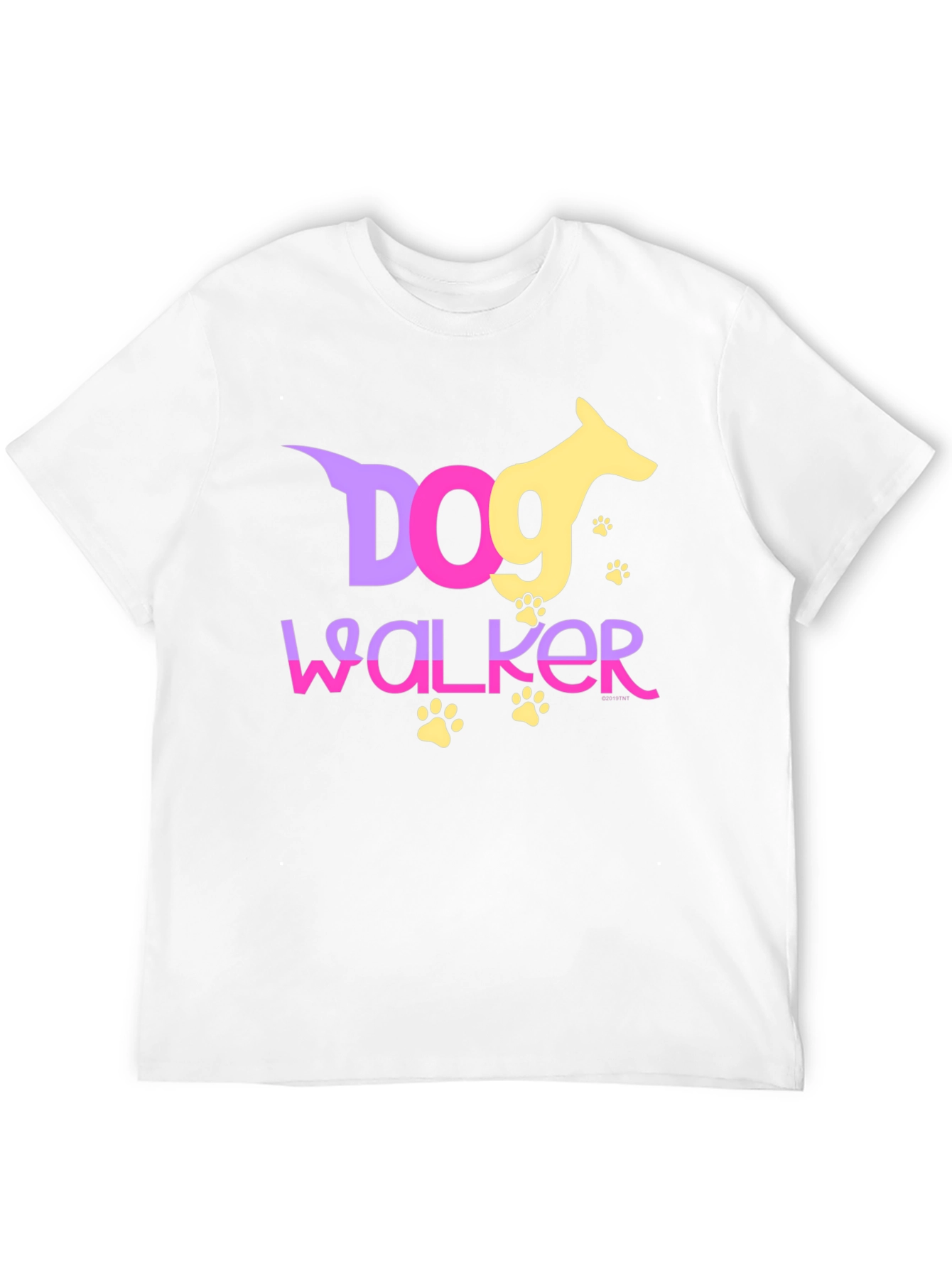 Dog Walker Graphic Tee | Pet Care Apparel