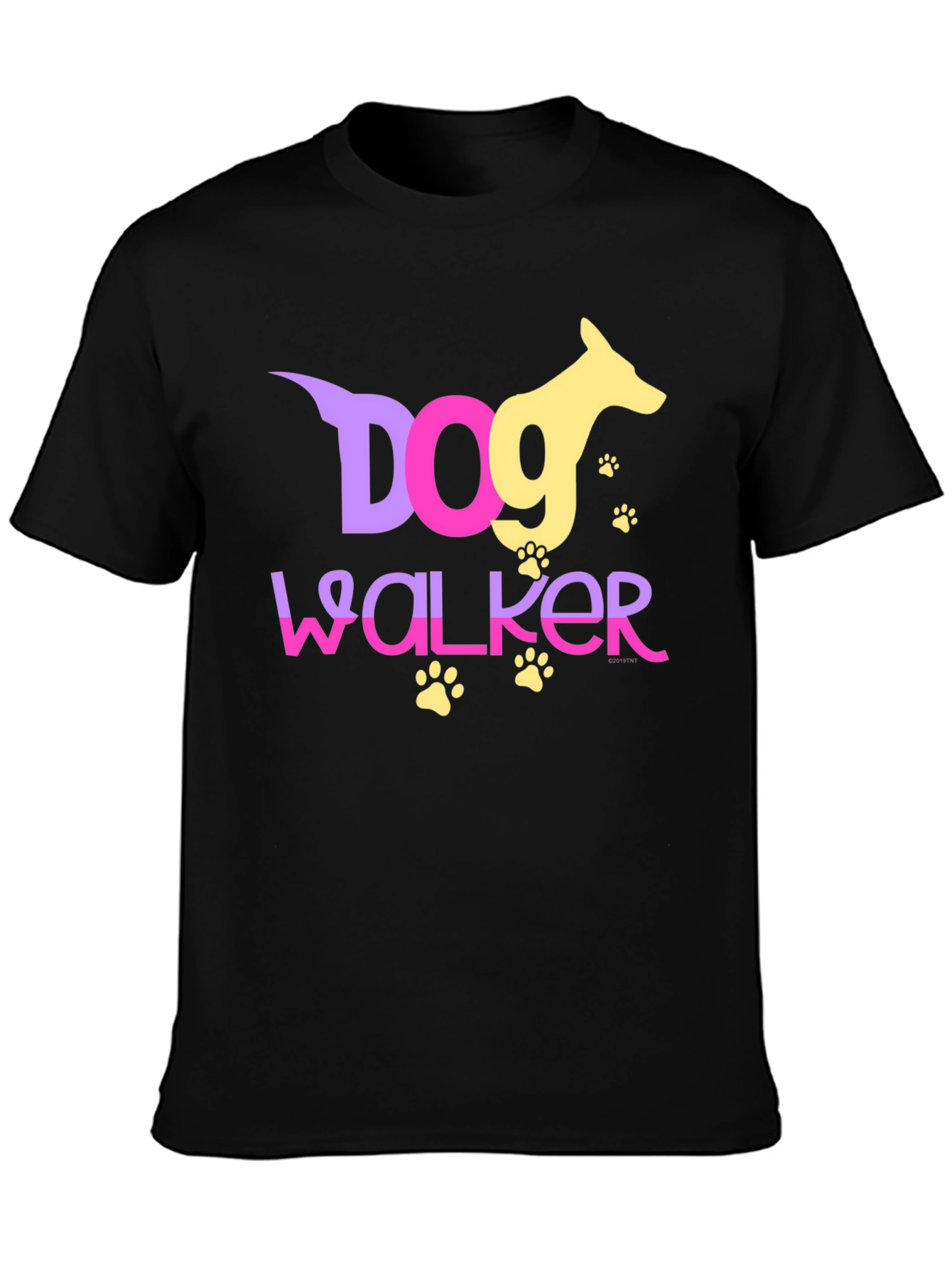 Dog Walker Graphic Tee | Pet Care Apparel