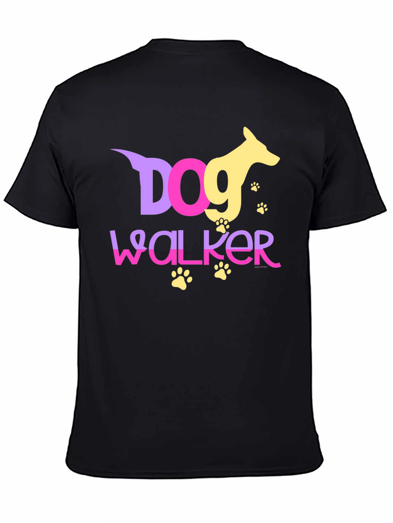 Dog Walker Graphic Tee | Pet Care Apparel