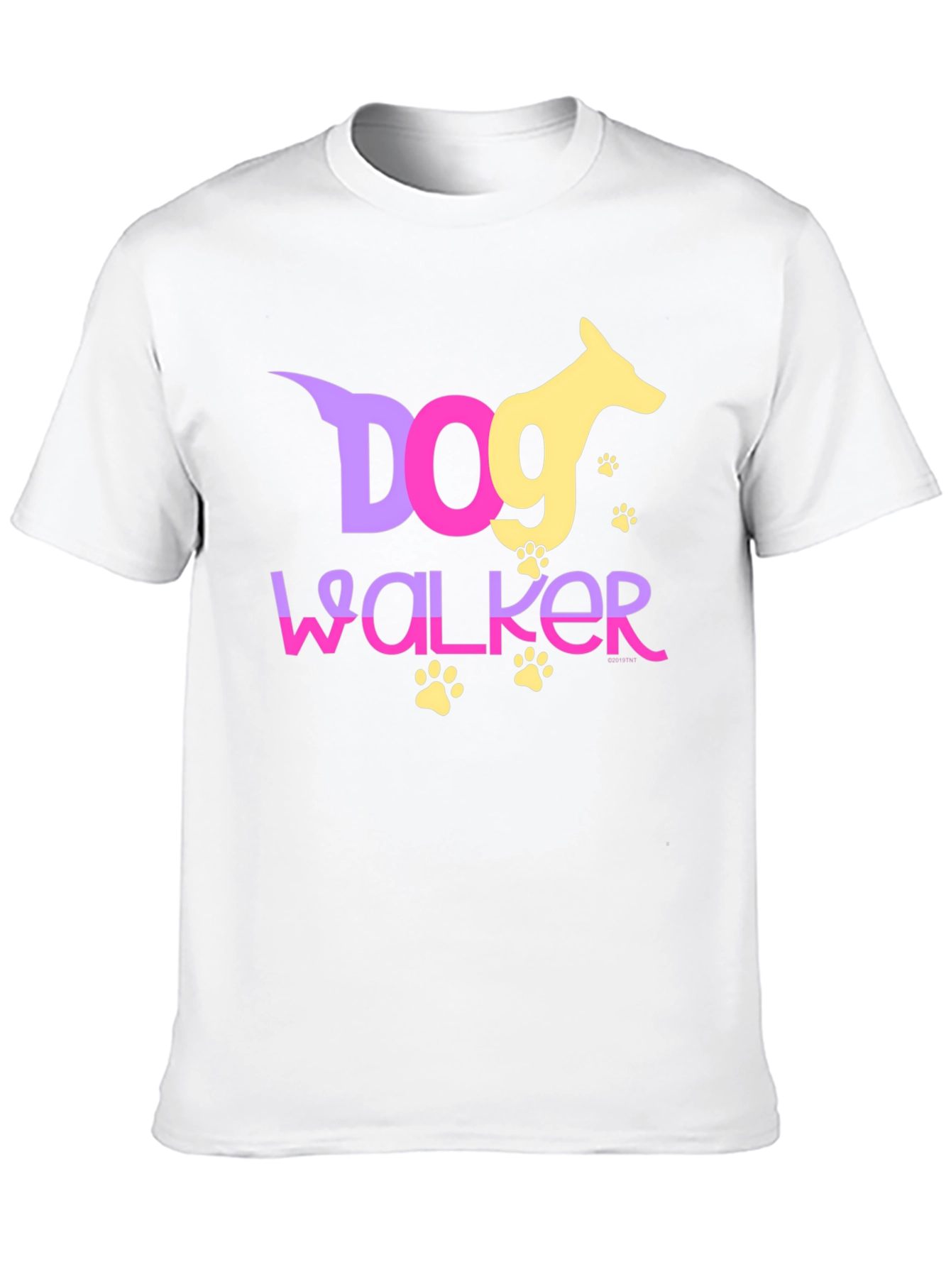 Dog Walker Graphic Tee | Pet Care Apparel