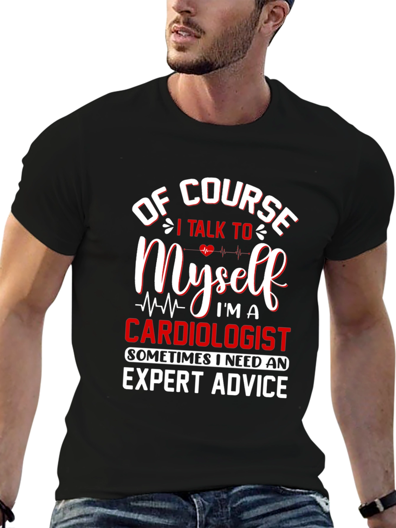 Cardiologist Expert Advice T-Shirt - Funny Graphic Tee