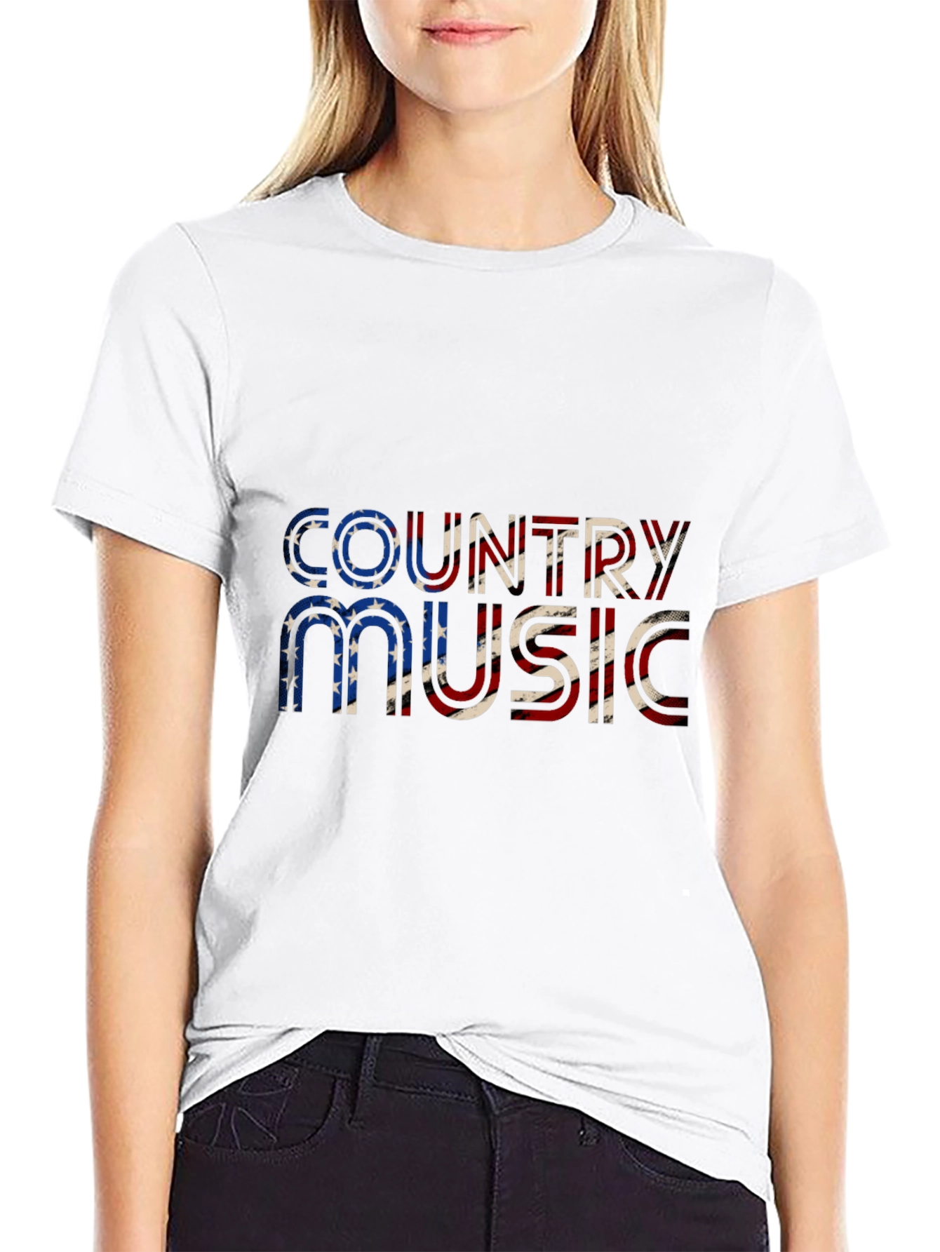 Country Music American Flag T-Shirt