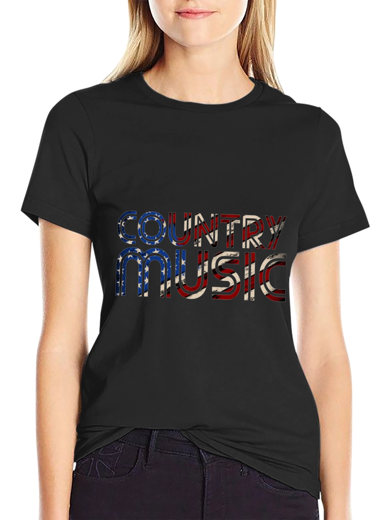 Country Music American Flag T-Shirt