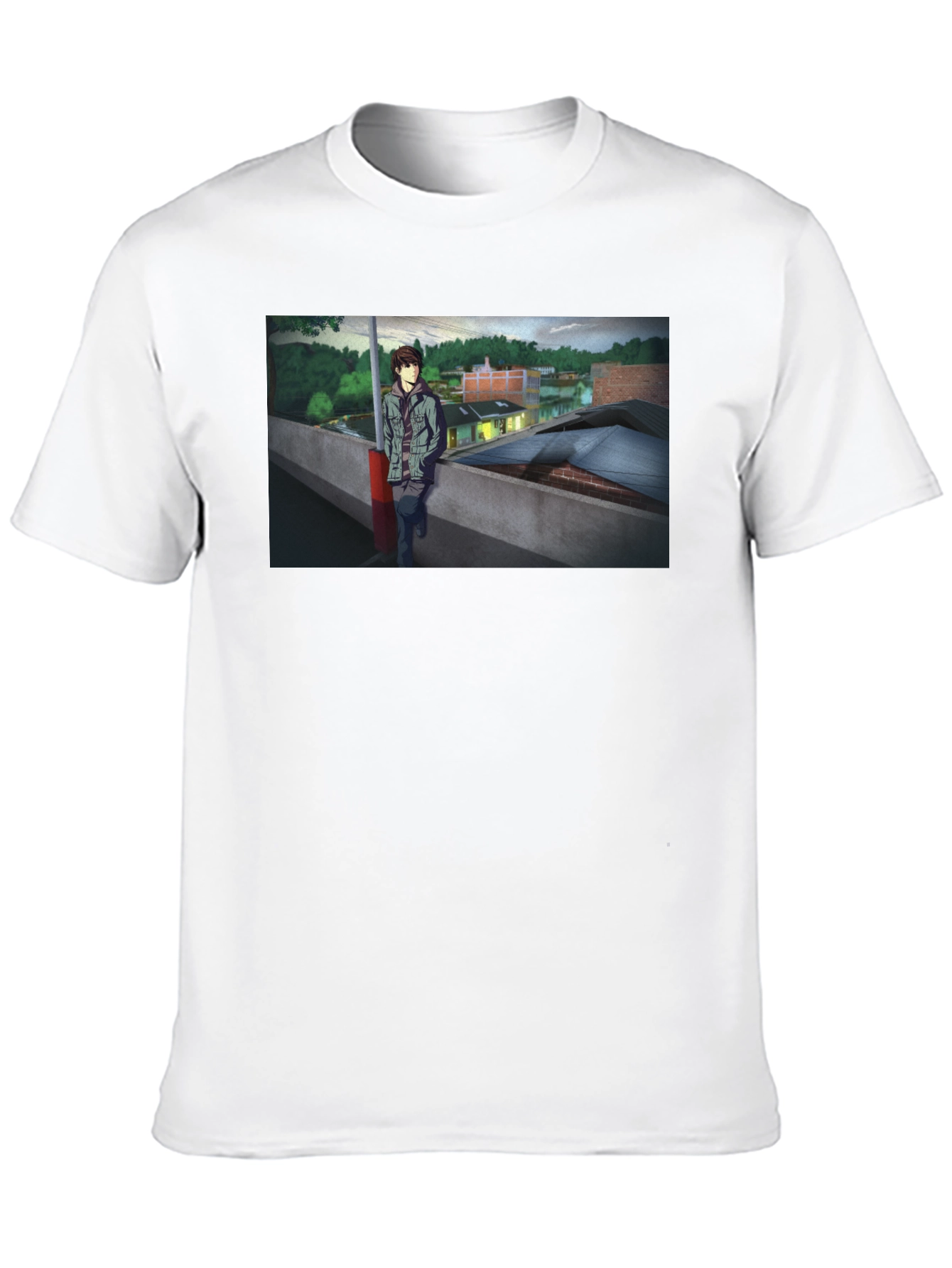 Anime Scene Graphic Tee - Urban Style