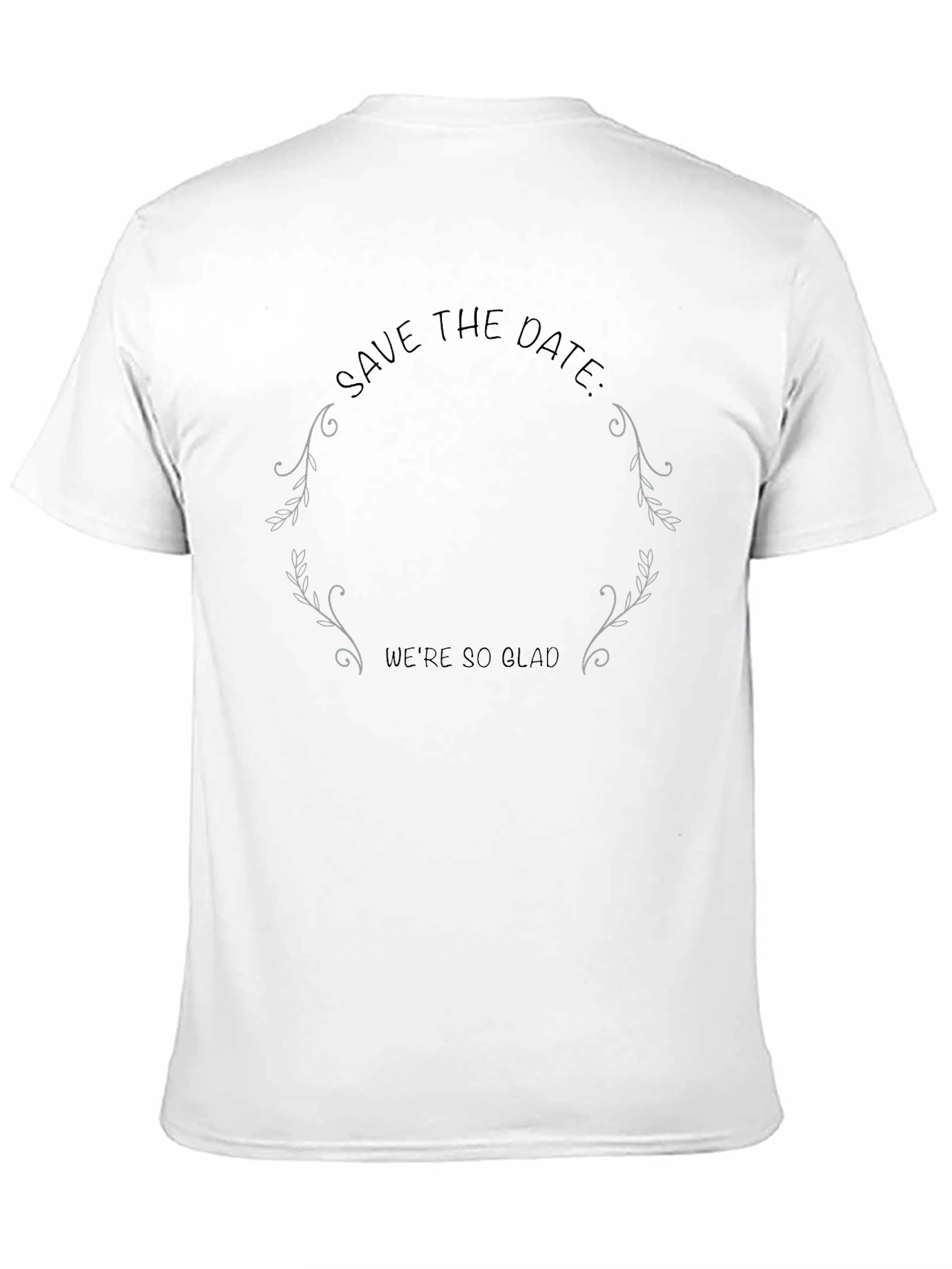 Save the Date: Custom Event T-Shirt