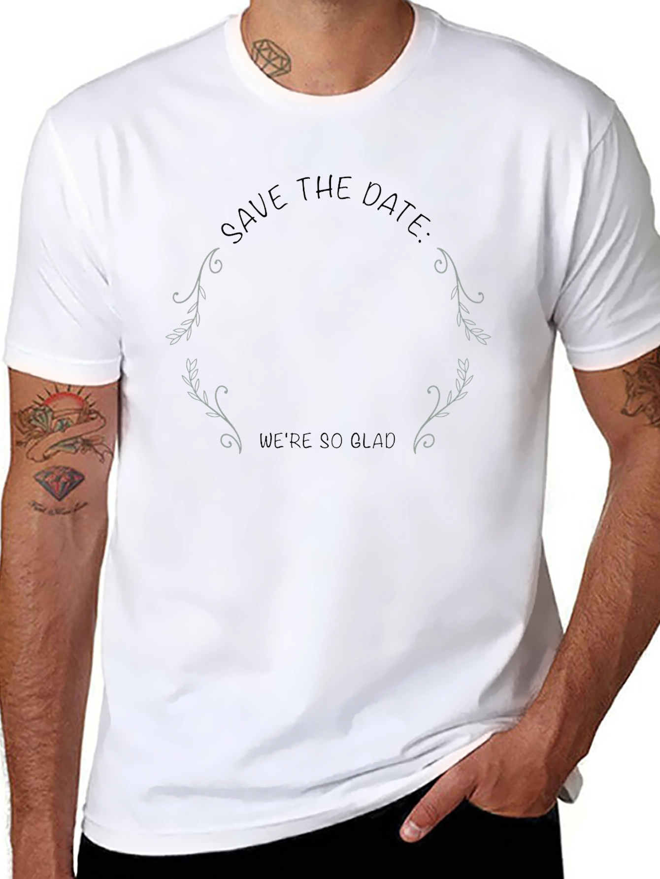 Save the Date: Custom Event T-Shirt