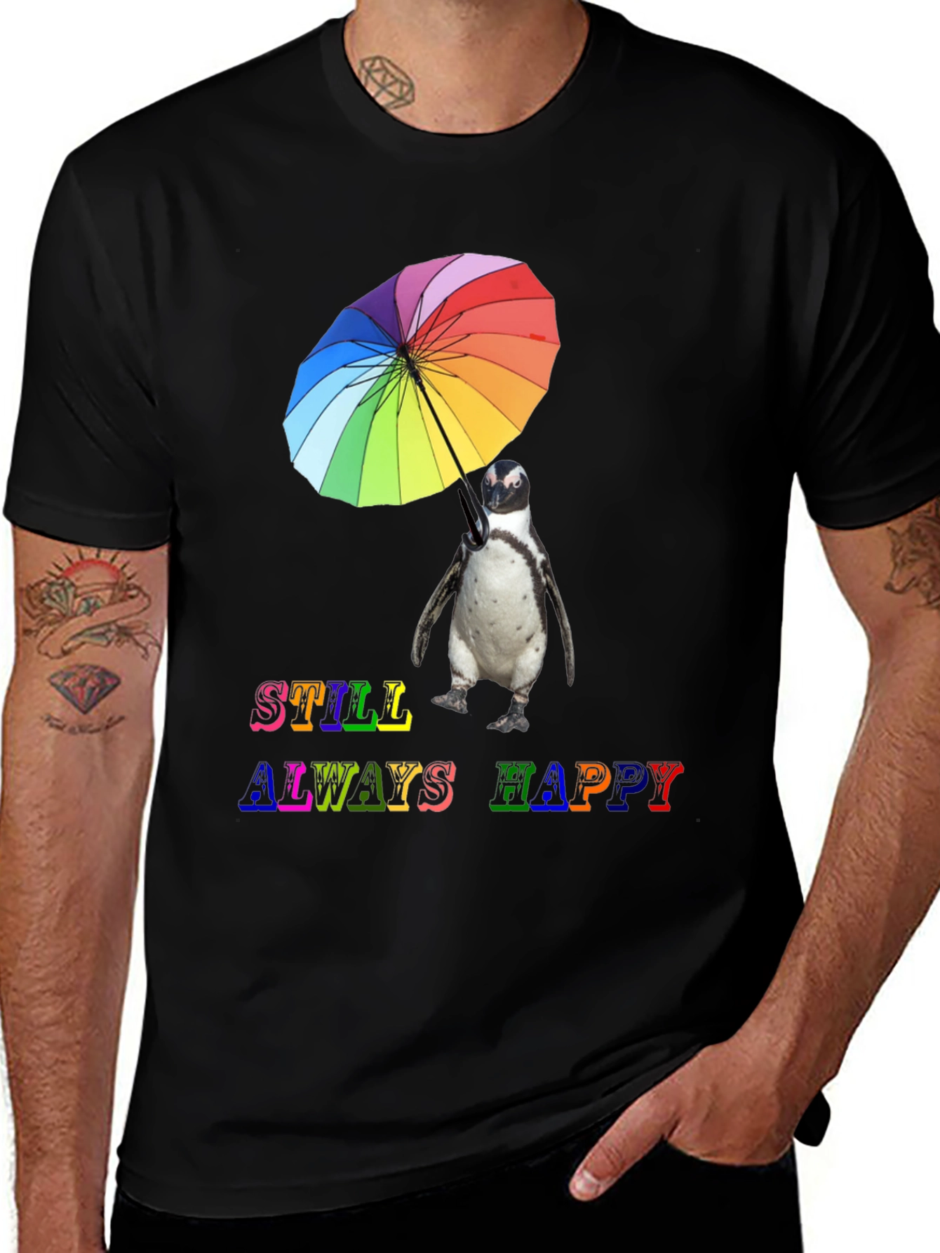 Still Always Happy Penguin Tee