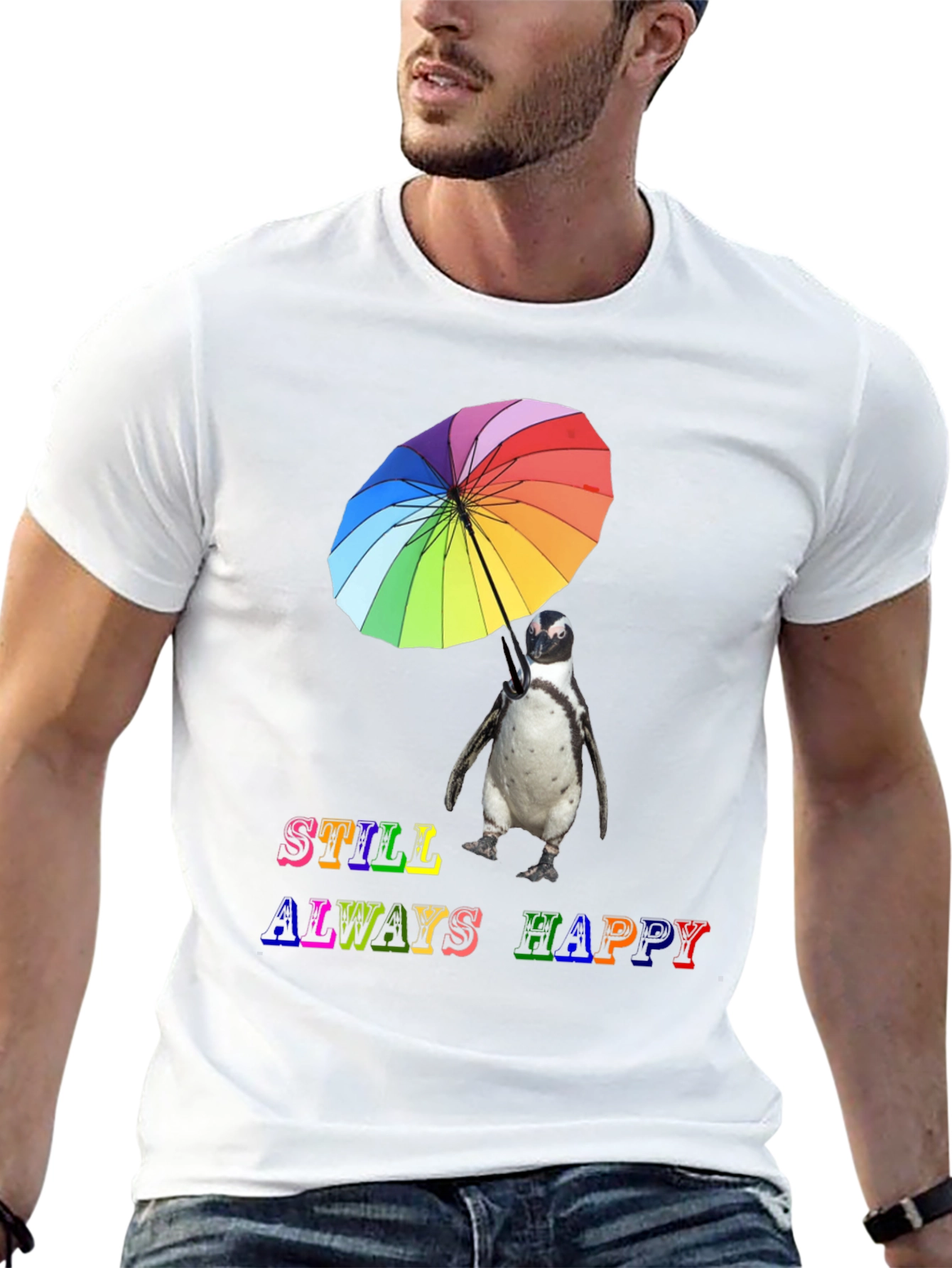 Still Always Happy Penguin Tee