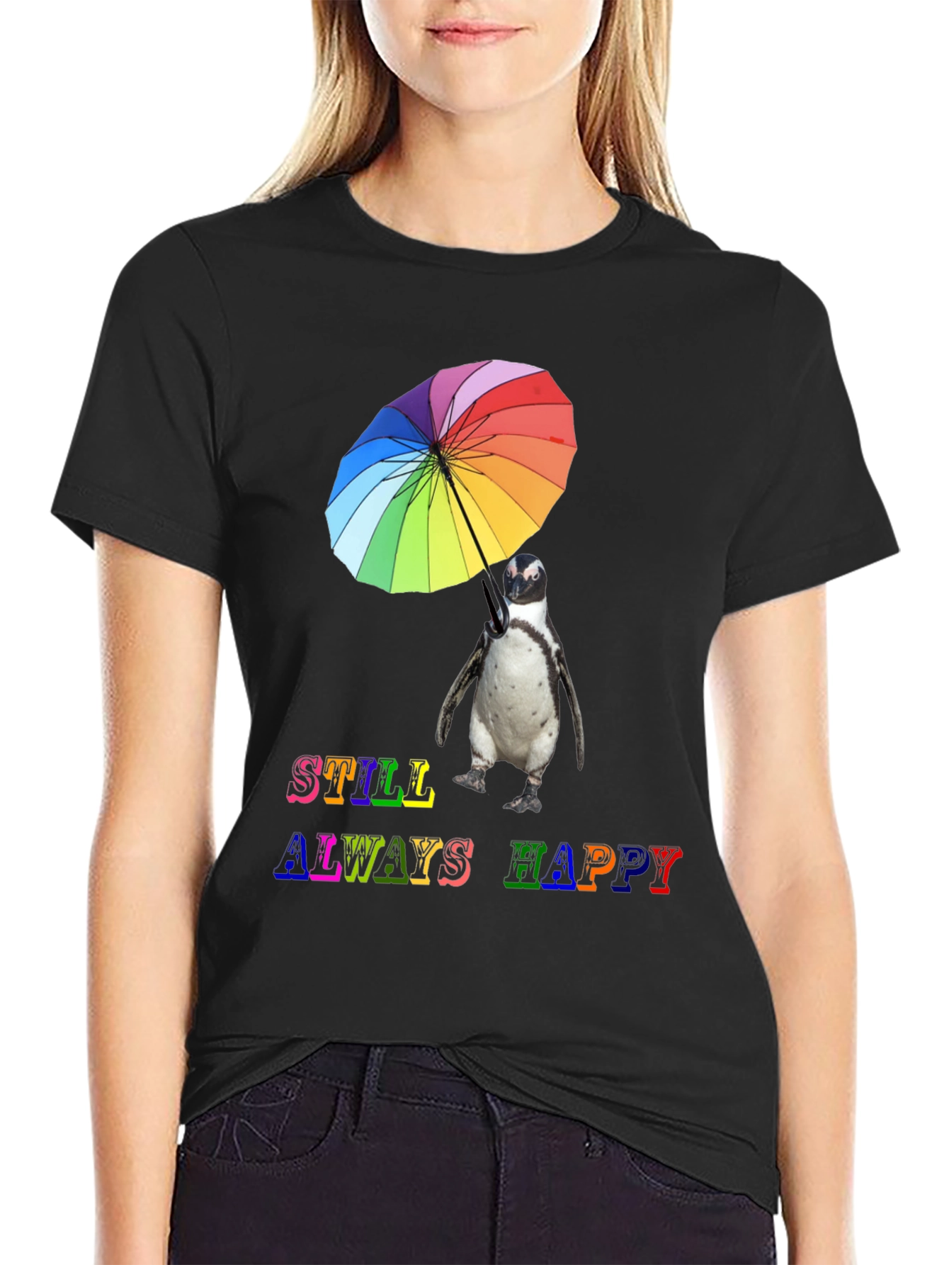 Still Always Happy Penguin Tee