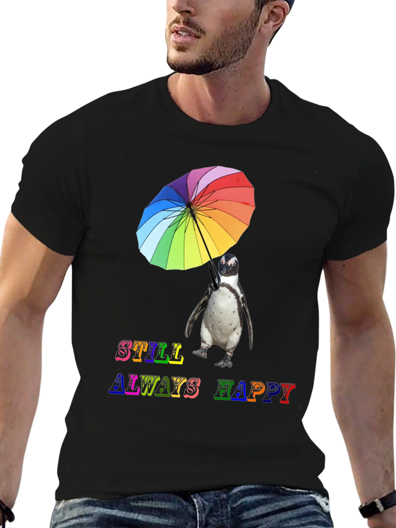 Still Always Happy Penguin Tee