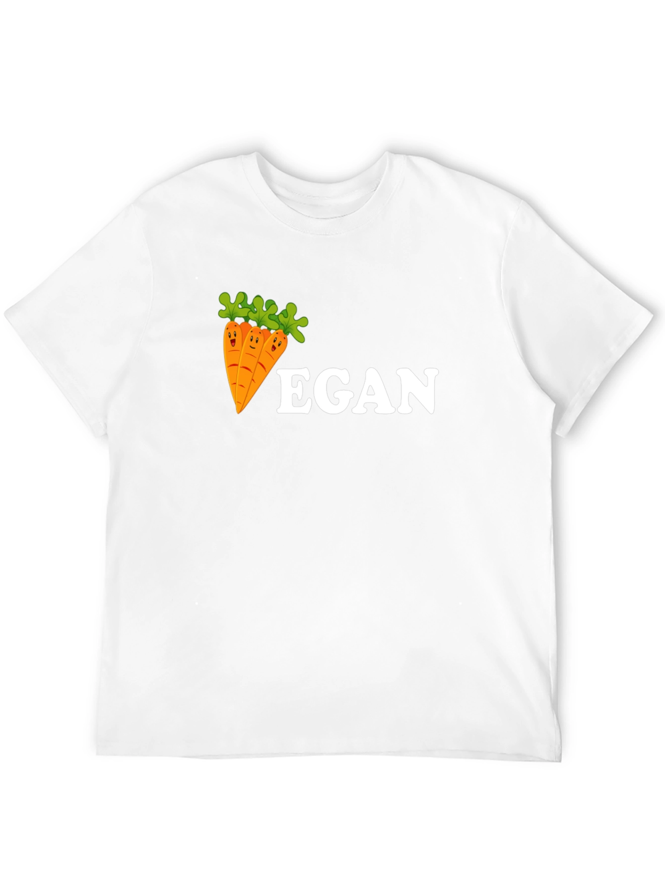 Vegan Carrot Cartoon T-Shirt