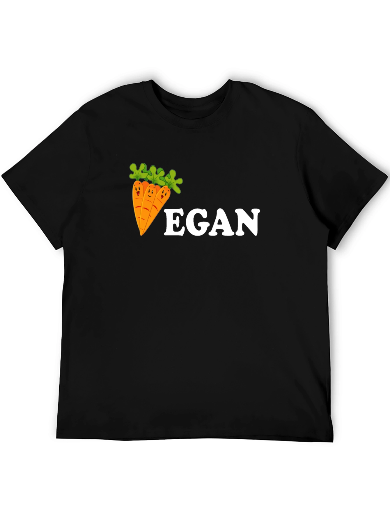 Vegan Carrot Cartoon T-Shirt